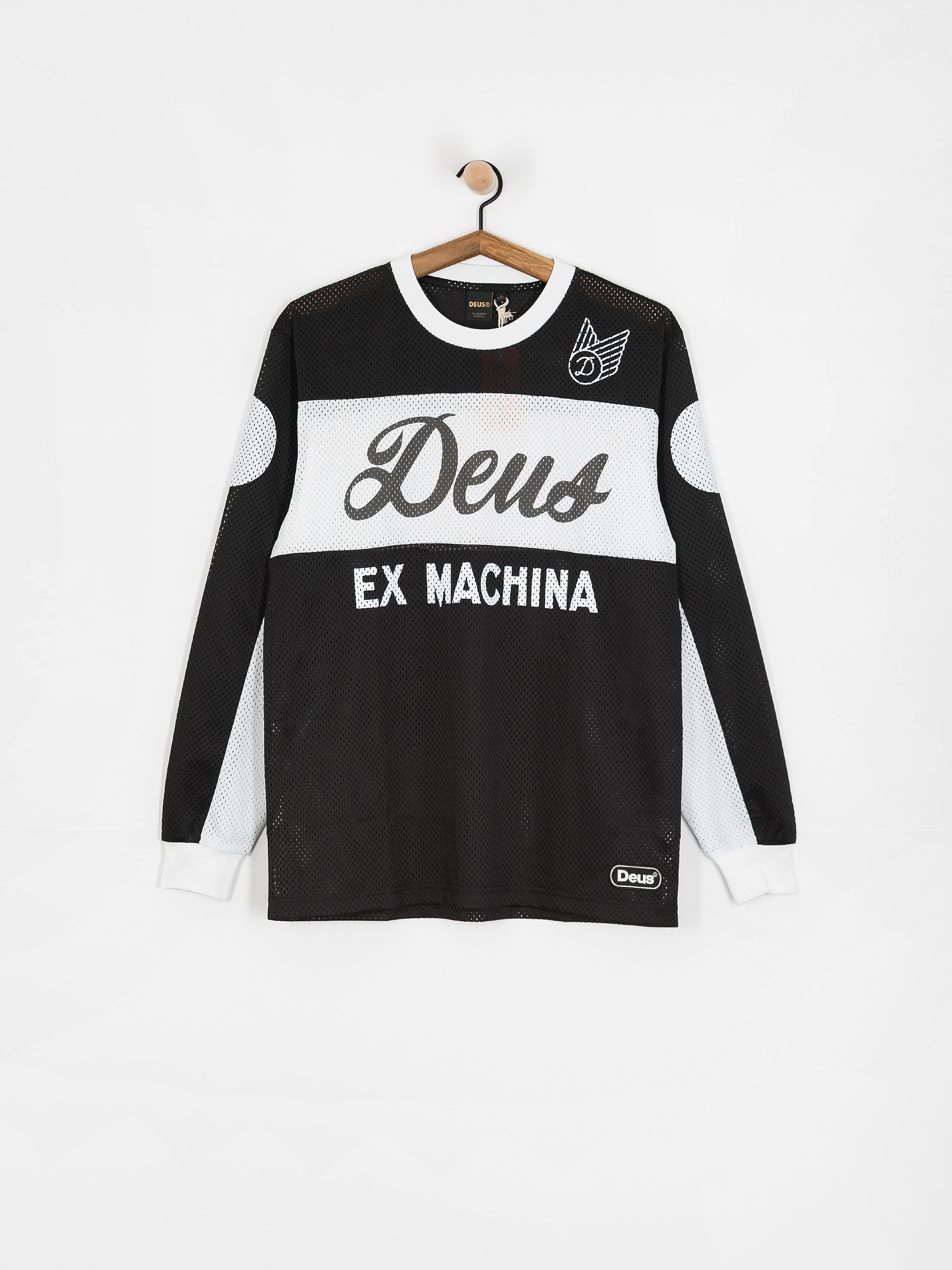 Deus Ex Machina Longsleeve Saber Moto Jersey (black)