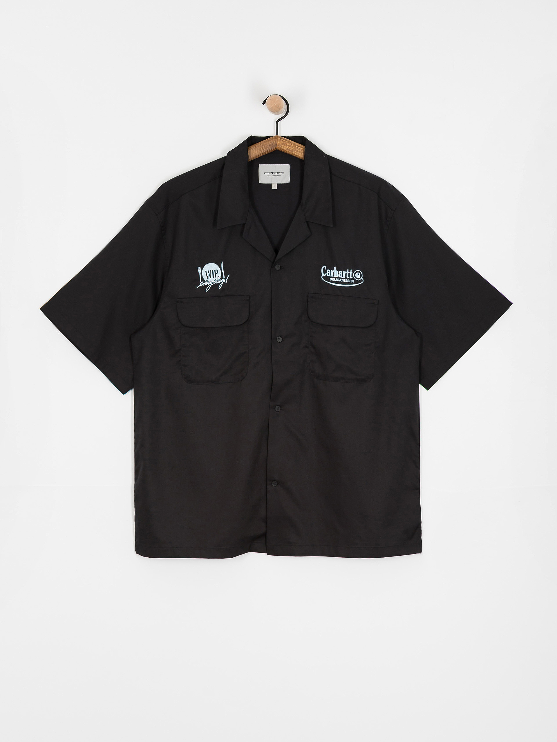 Carhartt WIP Shirt Deli (black/bluebird)