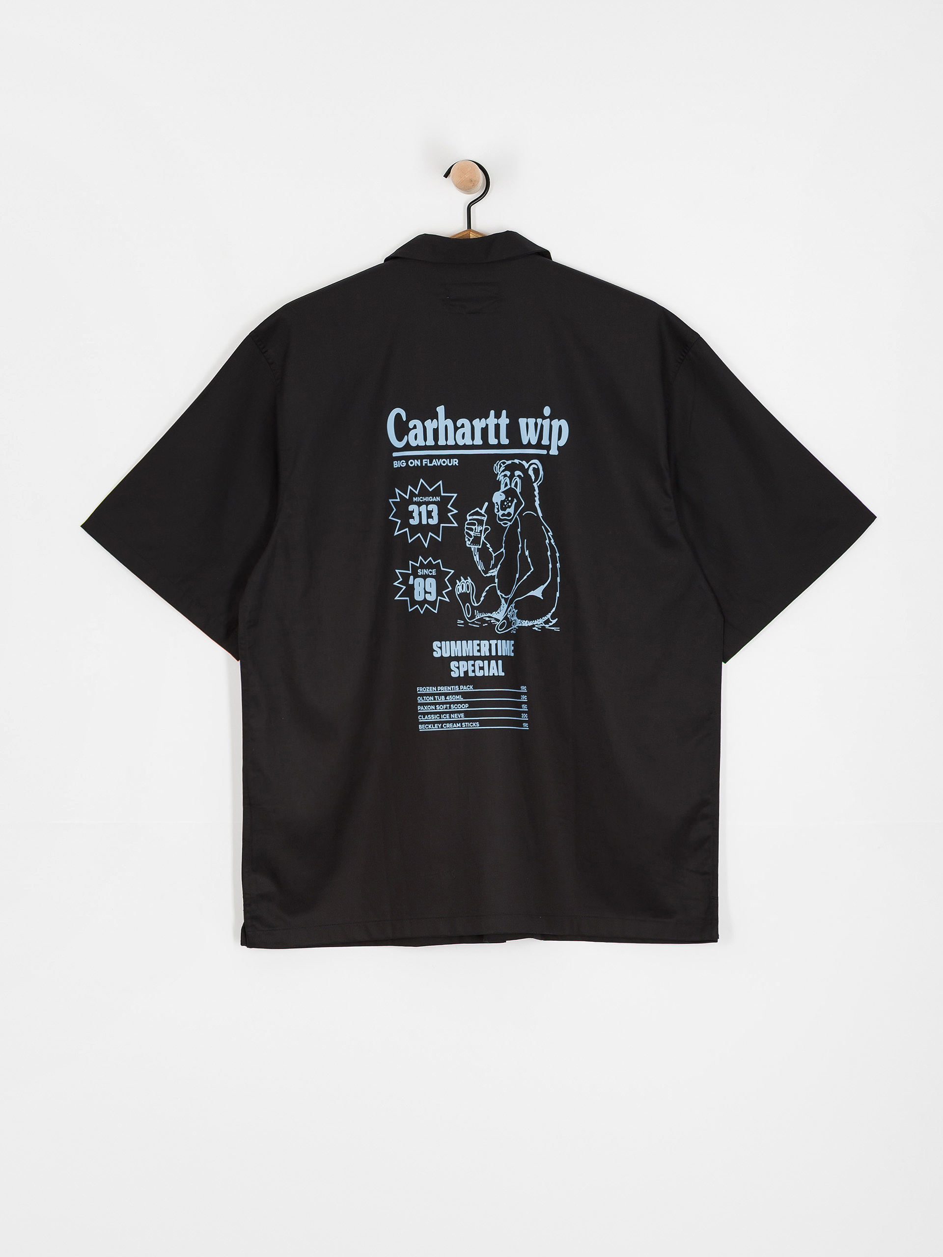 Carhartt WIP Hemd Deli (black/bluebird)
