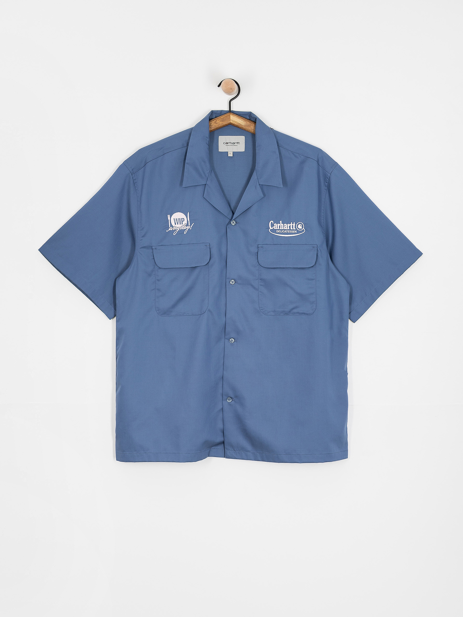 Carhartt WIP Shirt Deli (blue iris/air pink)
