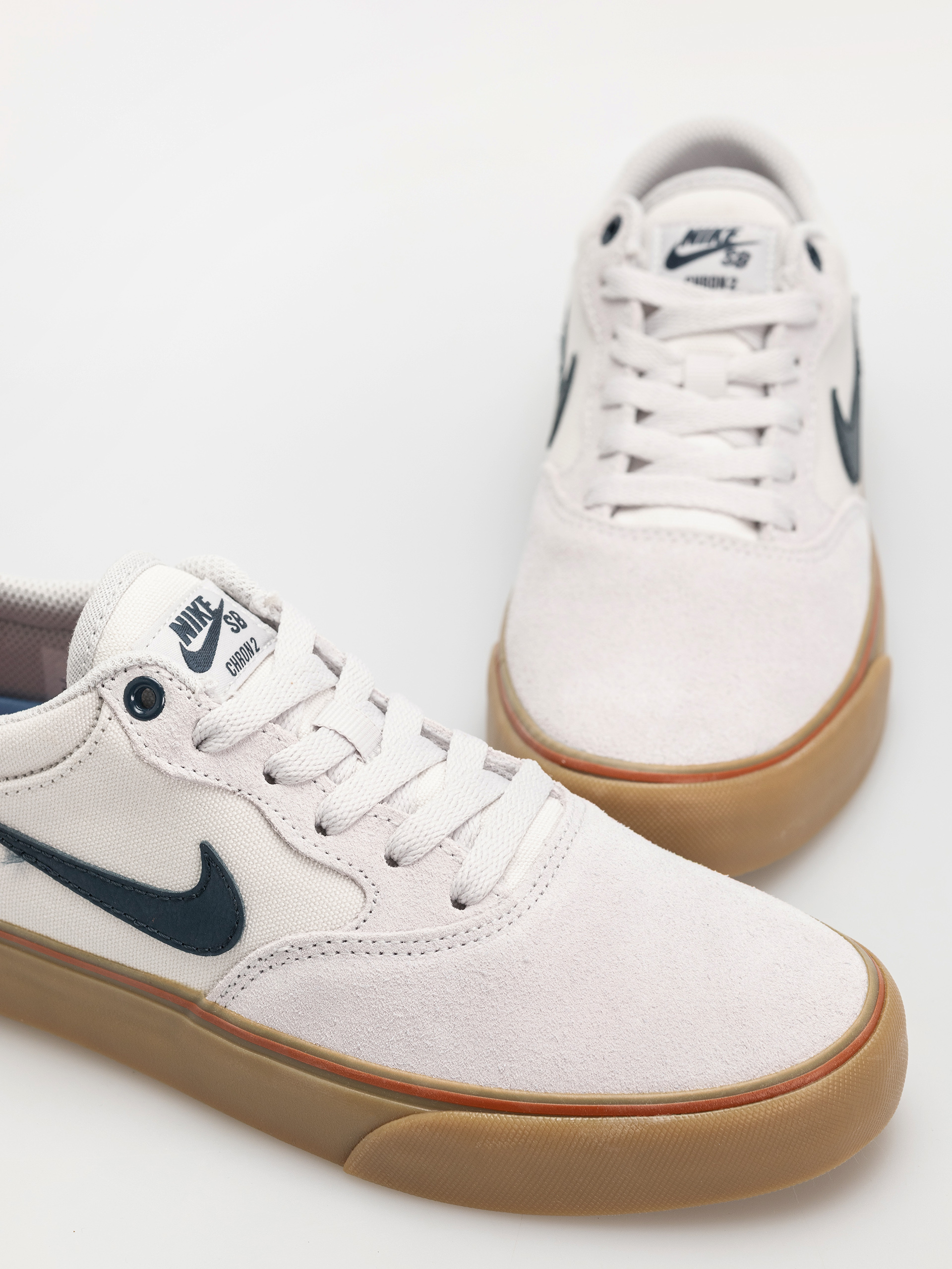 Nike SB Chron 2 Schuhe (vast grey/armory navy dark russet)