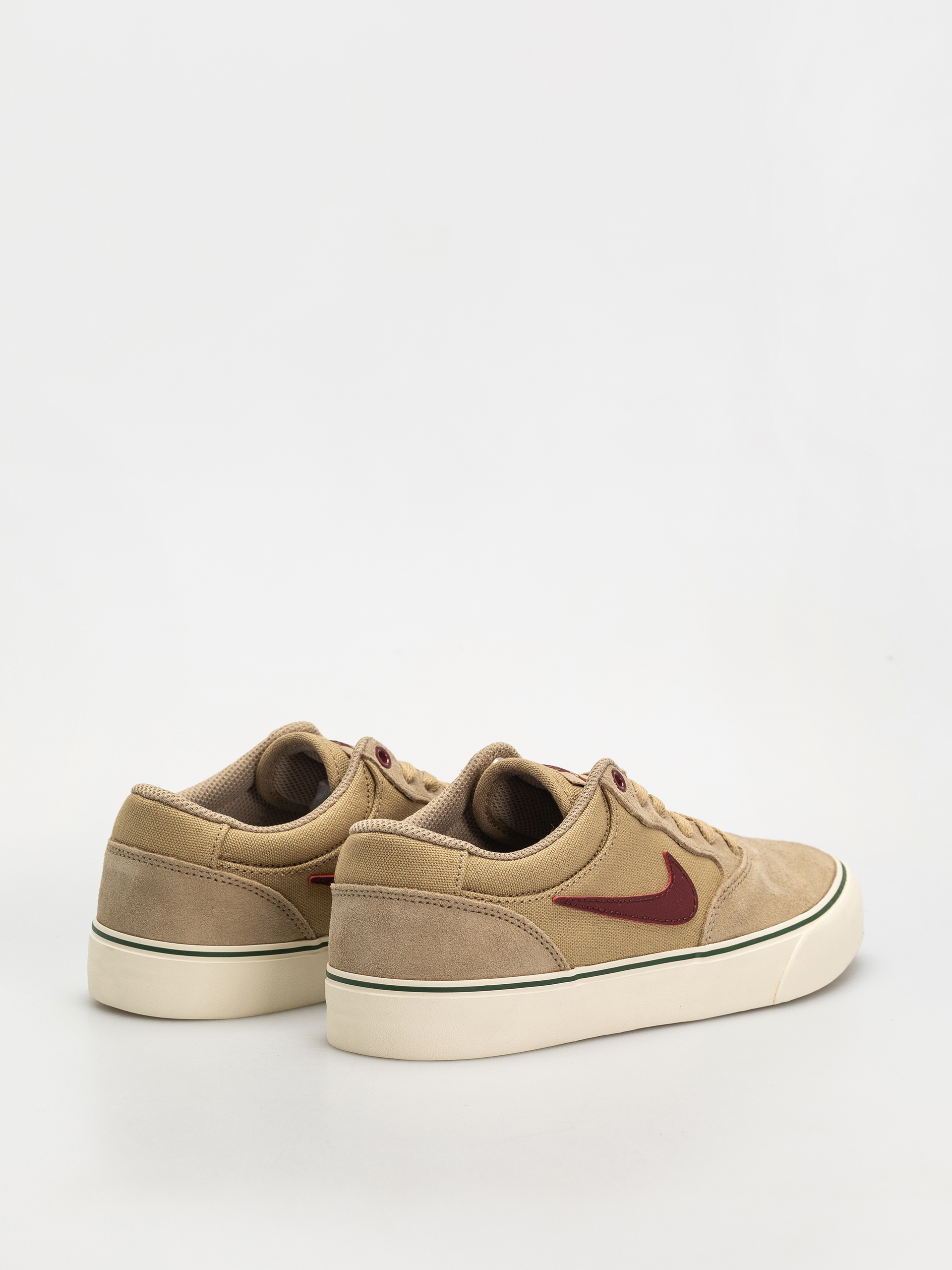 Nike SB Chron 2 Shoes (parachute beige/dark team red)