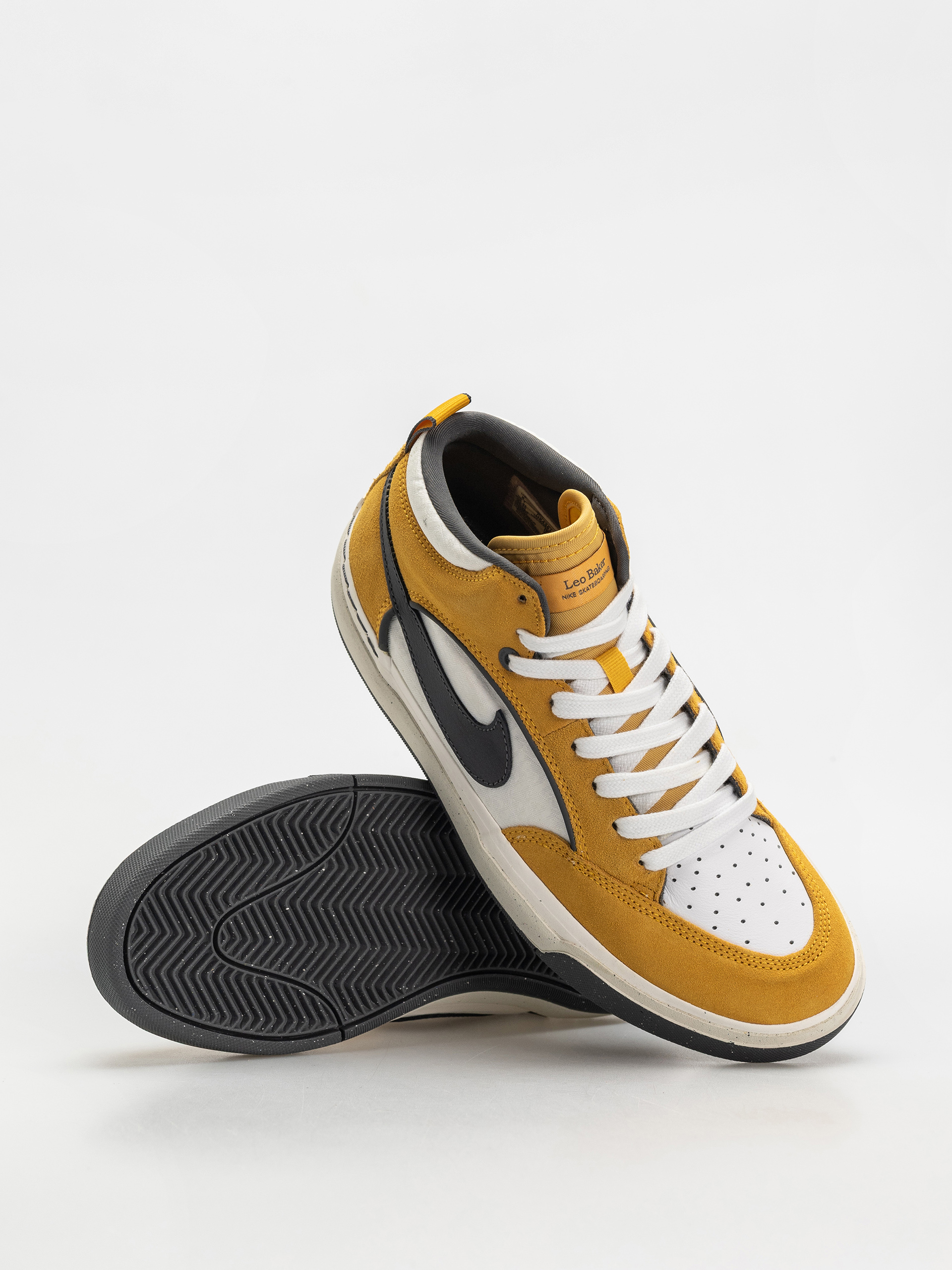Nike SB React Leo Shoes (university gold/dark grey)