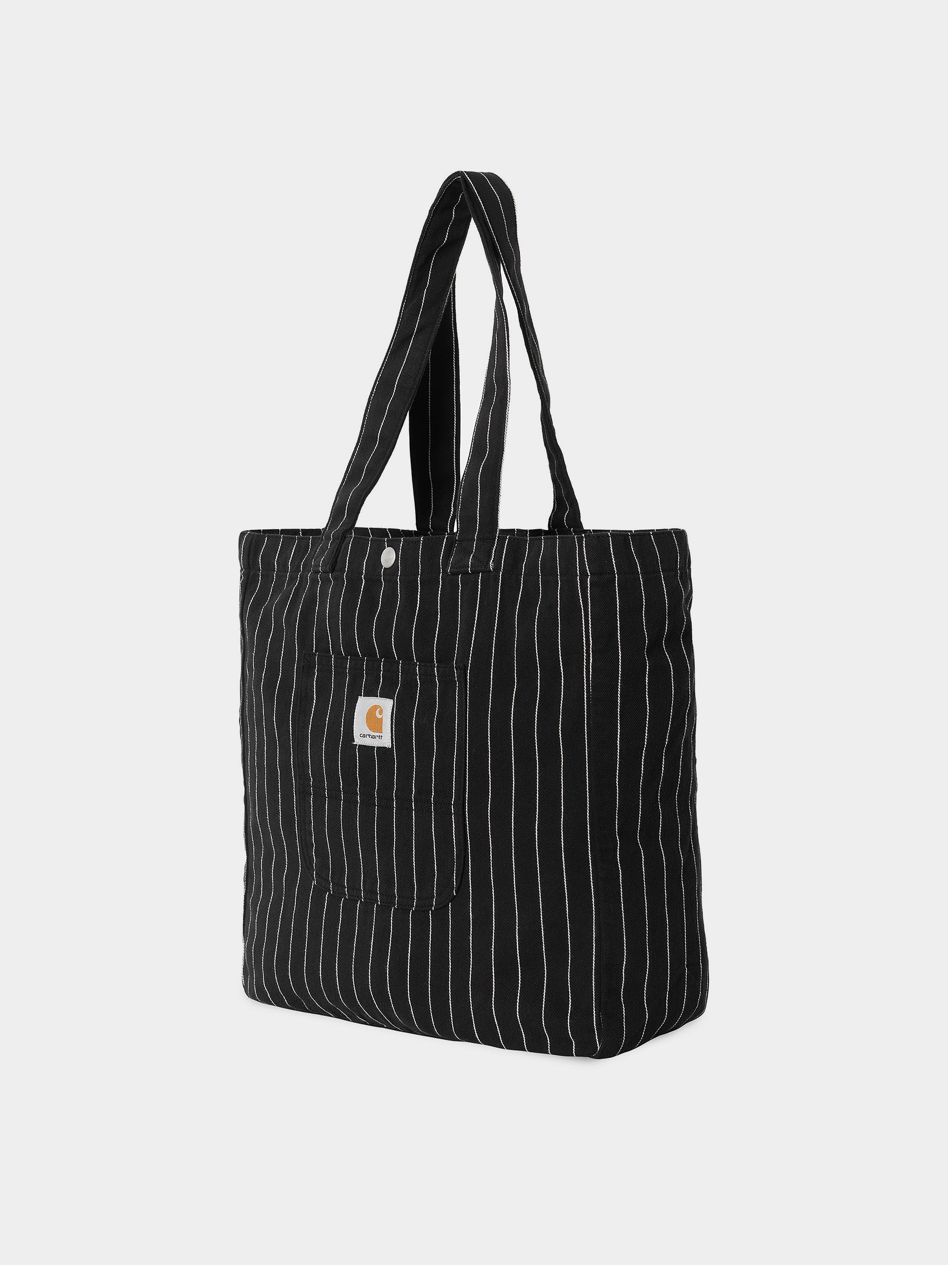 Carhartt WIP Hendry Tote Bag - black (seaton stripe/black/wax)