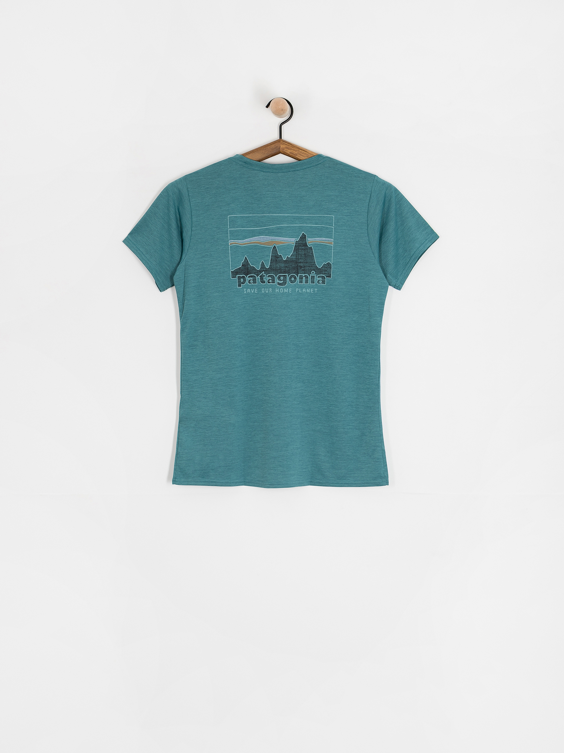 Patagonia Cap Cool Daily Graphic Wmn T-Shirt (73 skyline/wetland blue x-dye)