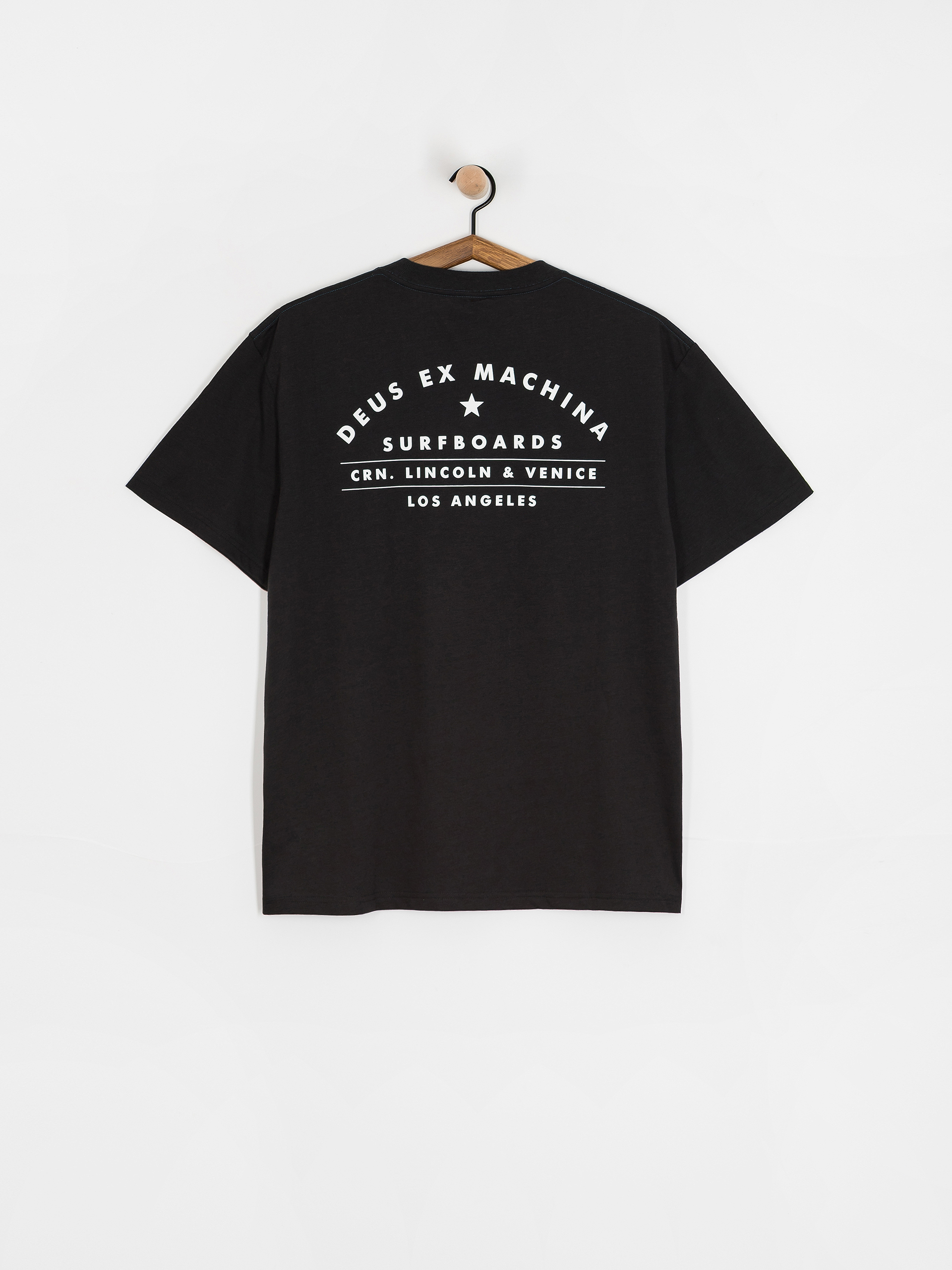 Deus Ex Machina Los Angeles Surf Address T-Shirt (black)