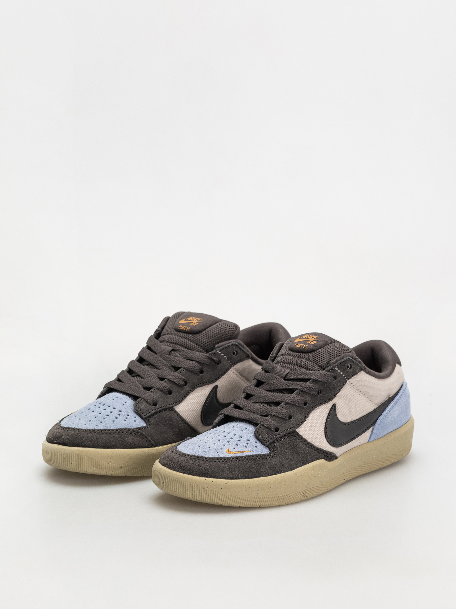 Nike SB Force 58 Schuhe (lt orewood brn/medium ash psychic blue)