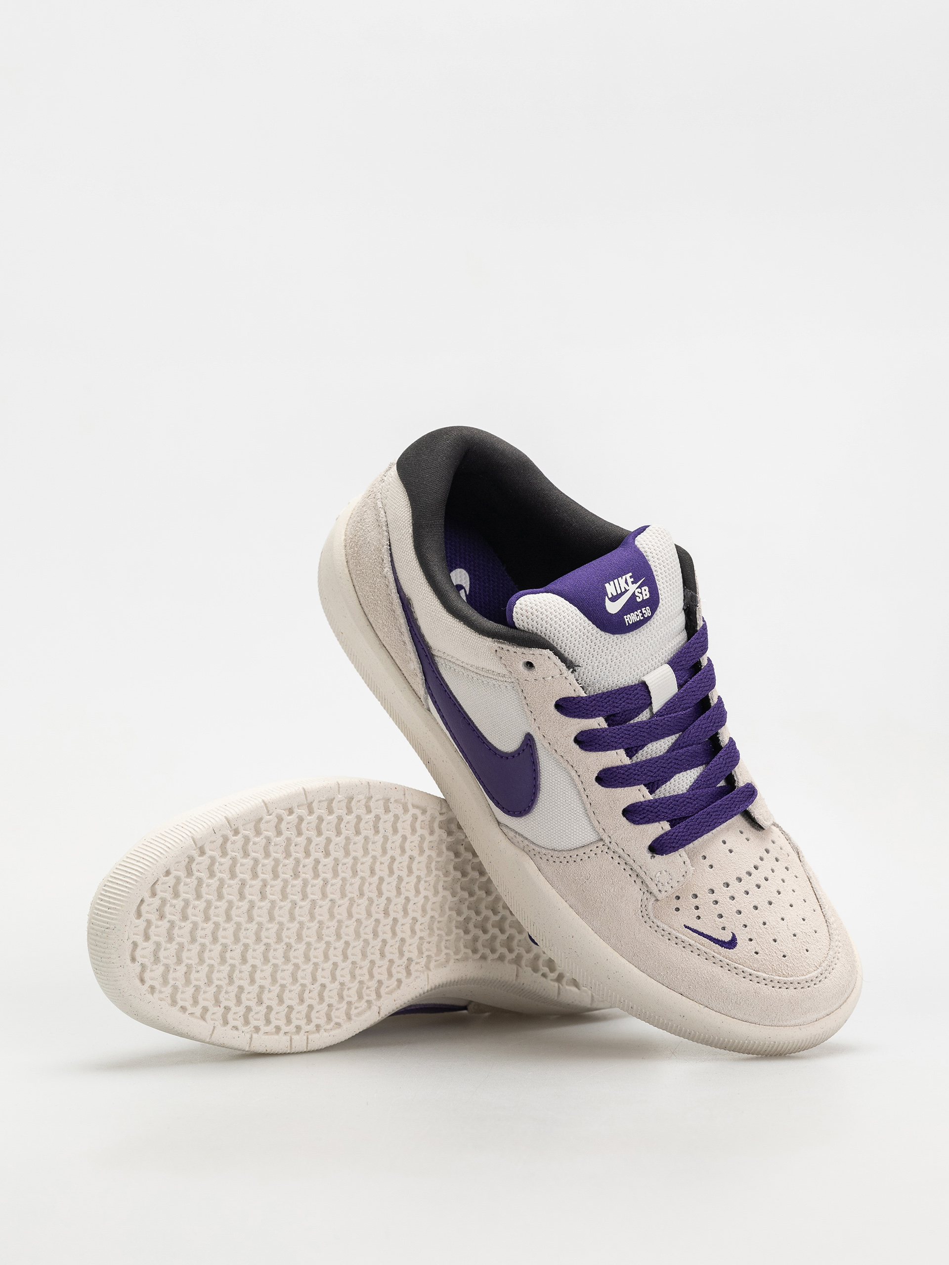 Nike SB Force 58 Shoes (phantom/court purple summit white)