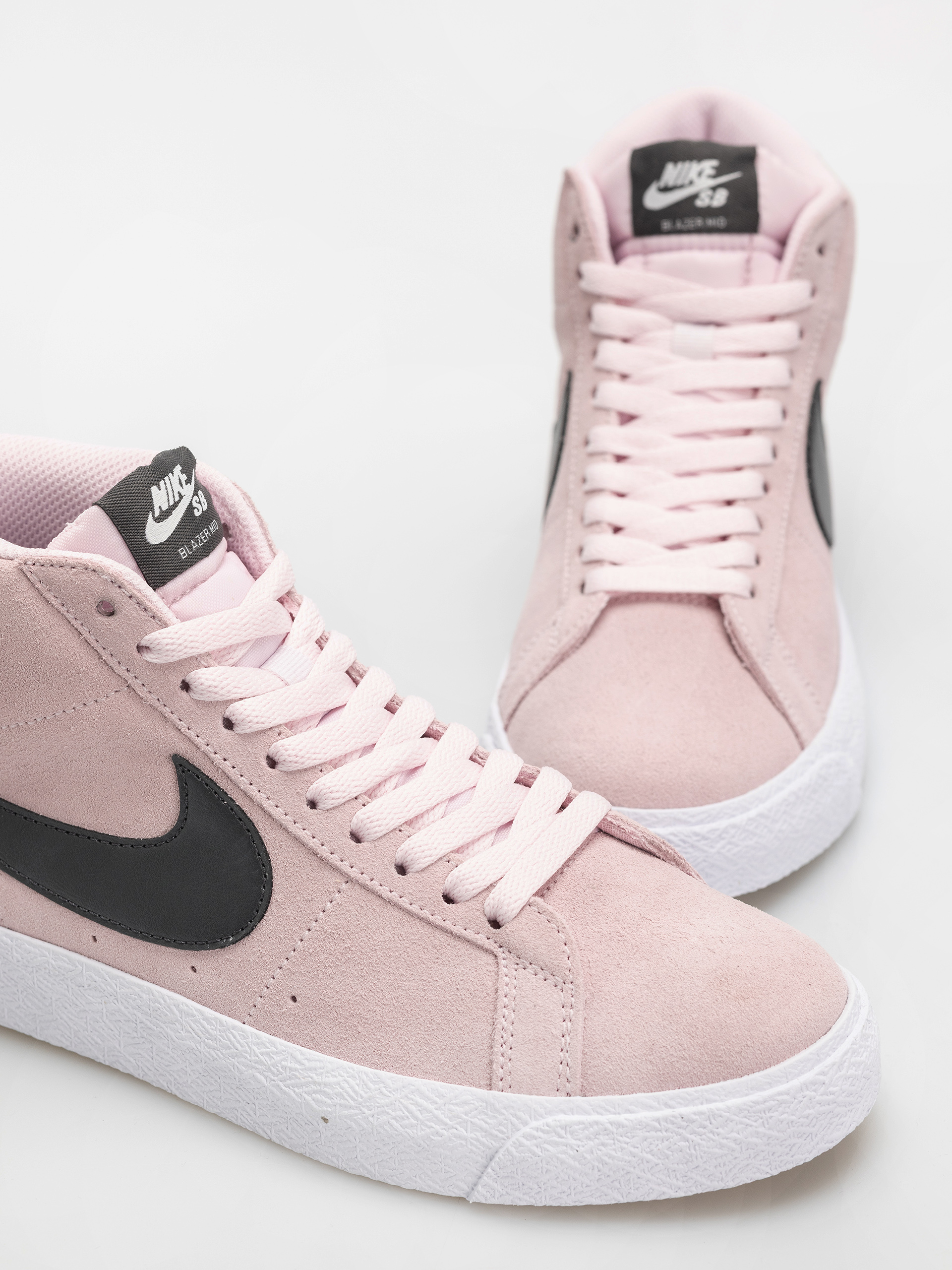 Nike SB Zoom Blazer Mid Schuhe (pink foam/anthracite white gum yellow)