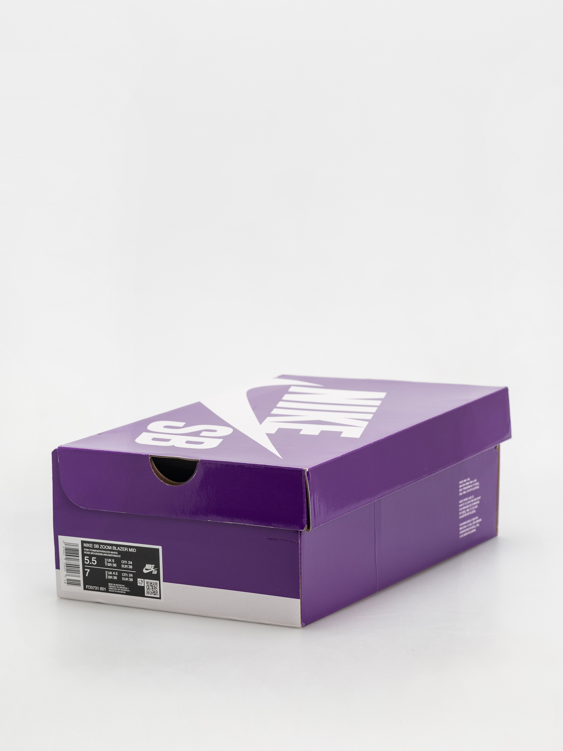 Nike SB Zoom Blazer Mid Shoes (pink foam/anthracite white gum yellow)