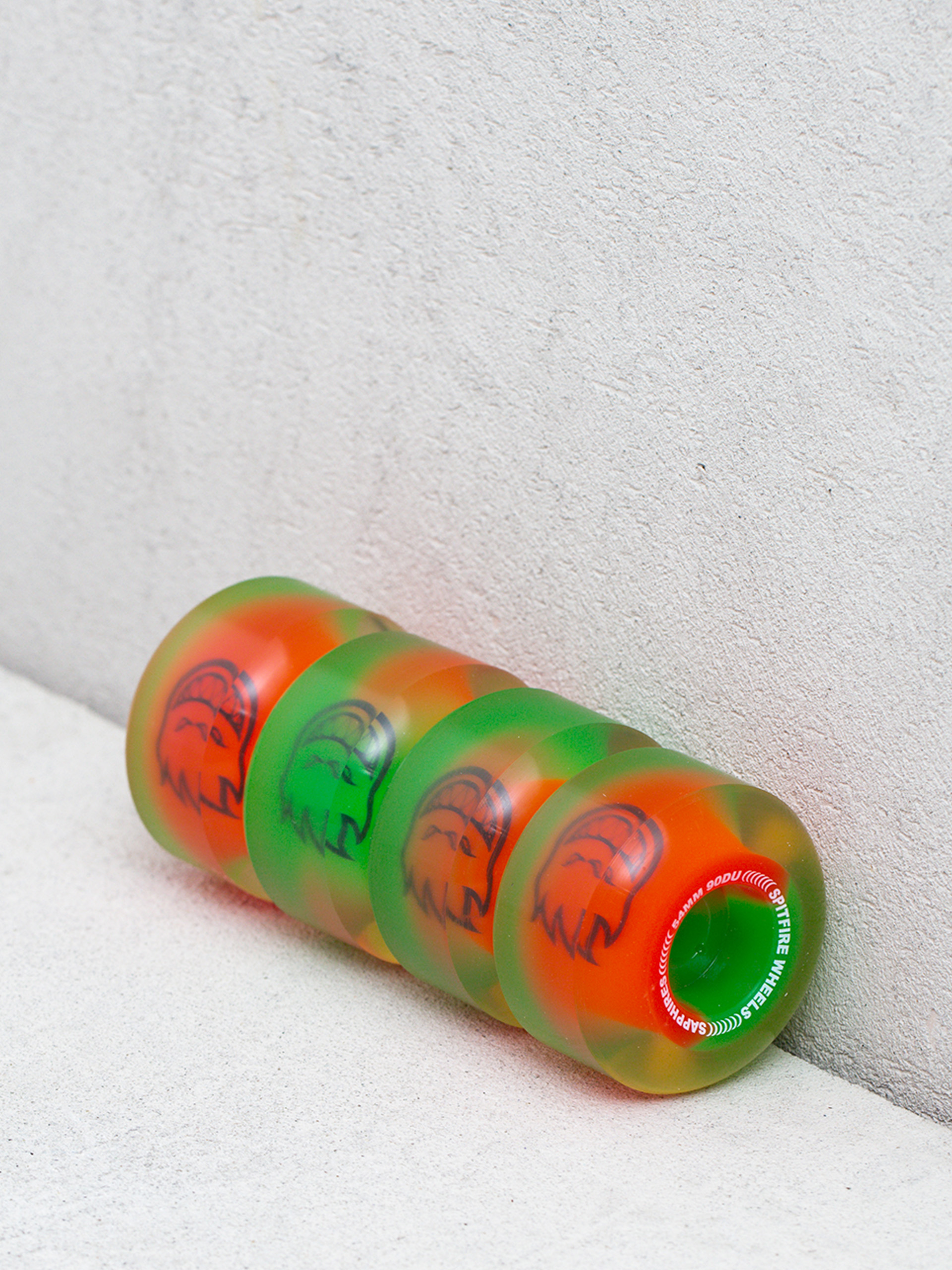 Spitfire Formula Four 90 Duro Sapphires Wheels - green, orange