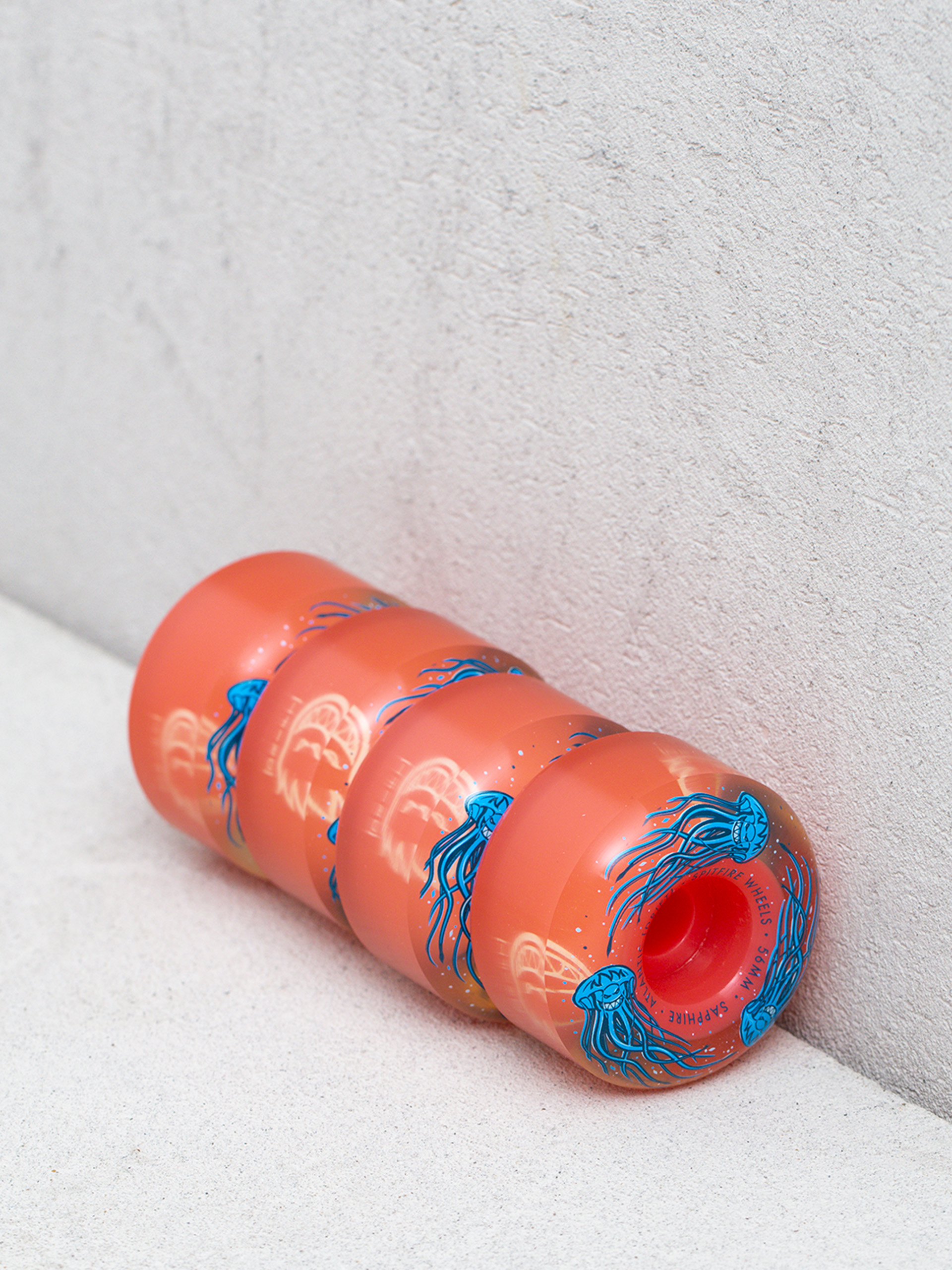 Spitfire 90D Atlantic Drift Radials Wheels - orange, transparent