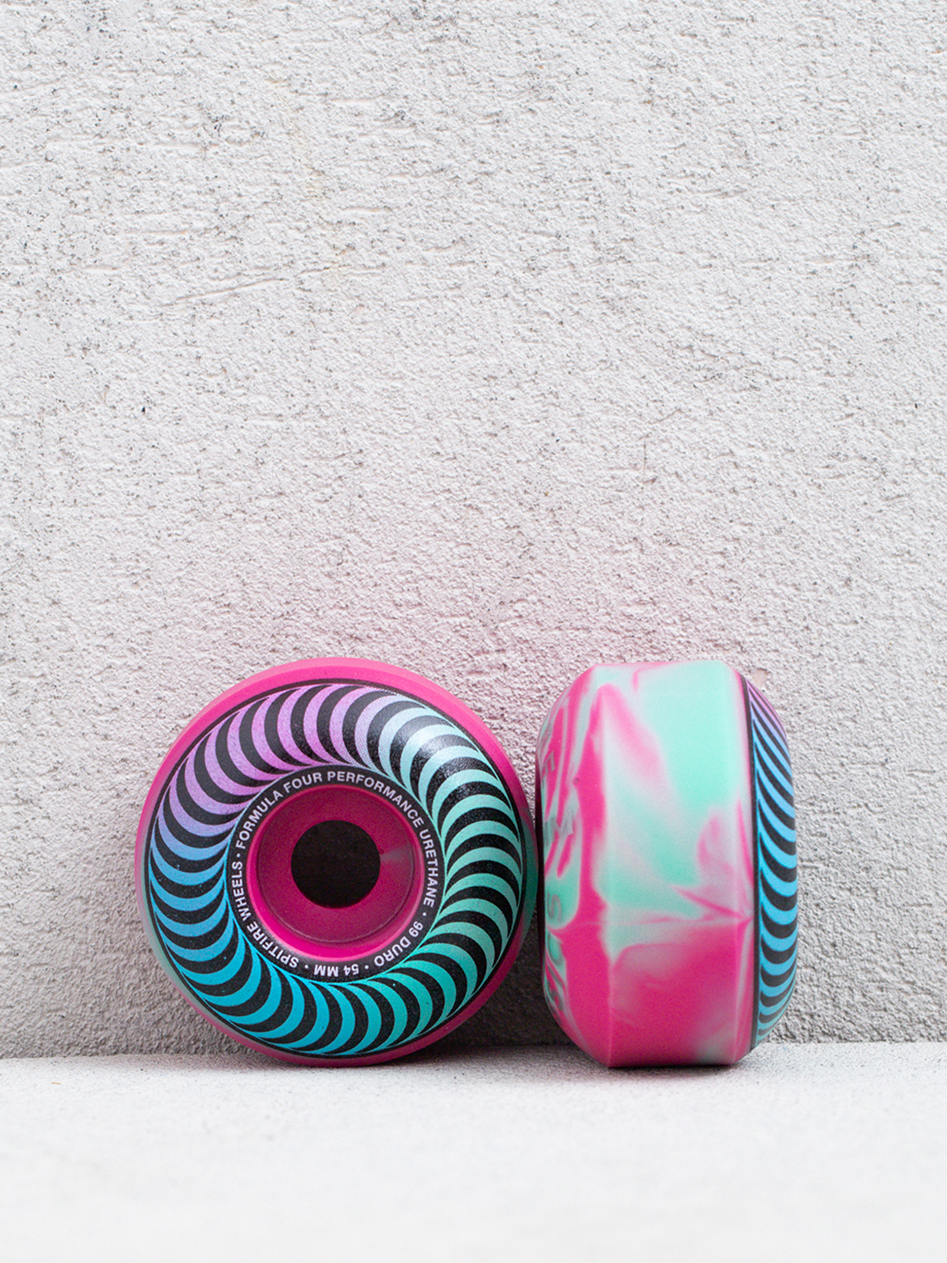 Spitfire F4 99D Classic Wheels (pink/teal)
