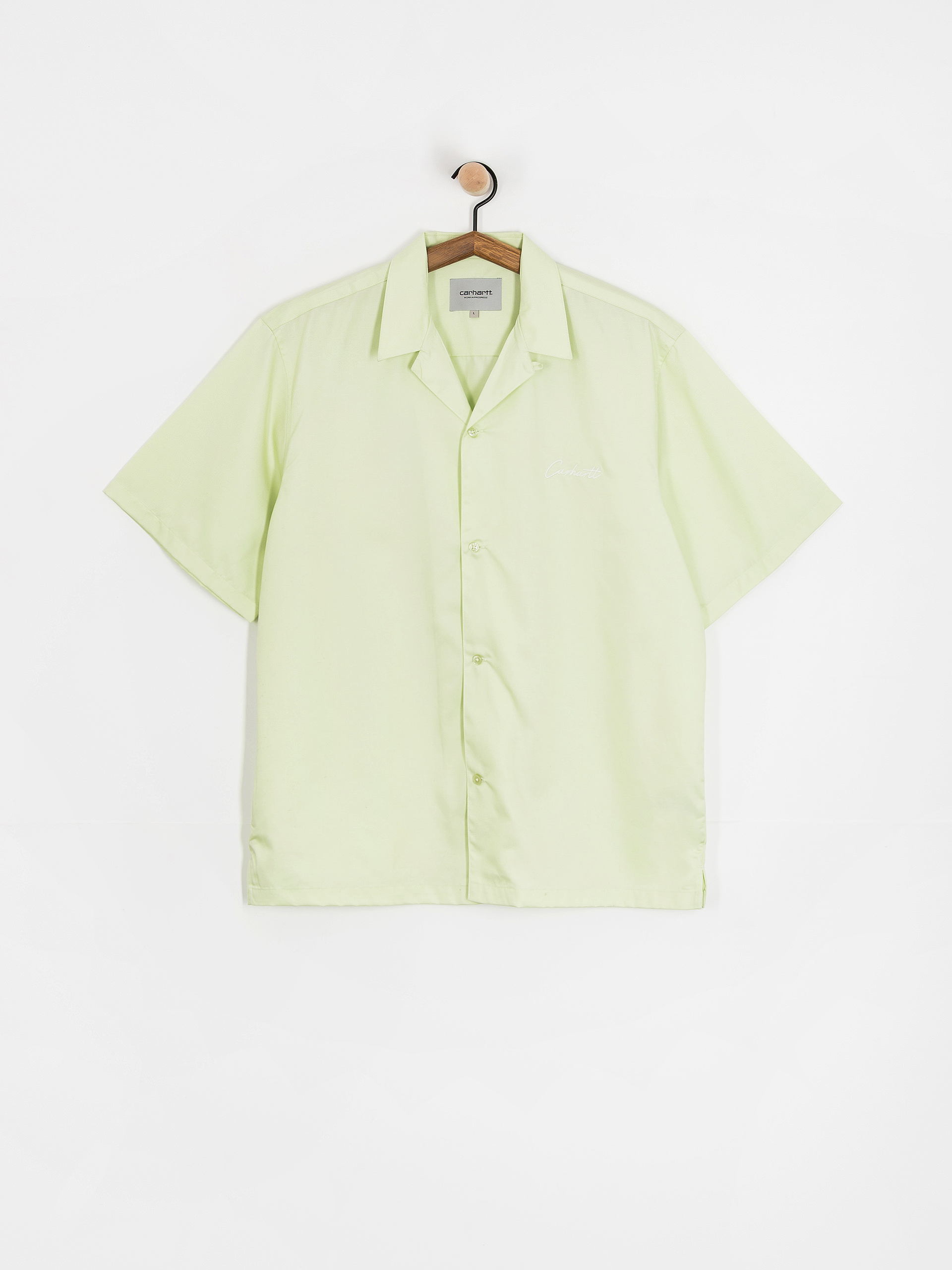 Carhartt WIP Delray Hemd (air green/white)