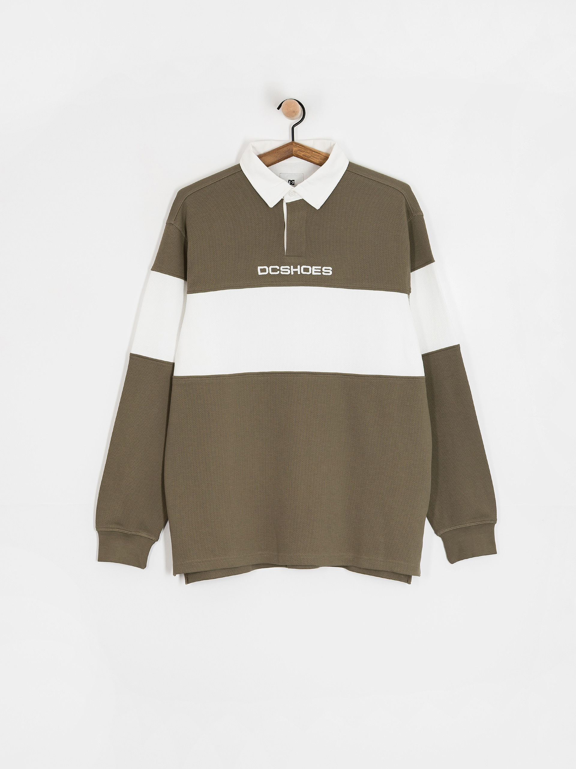 DC Half Time Polo Longsleeve (vetiver)
