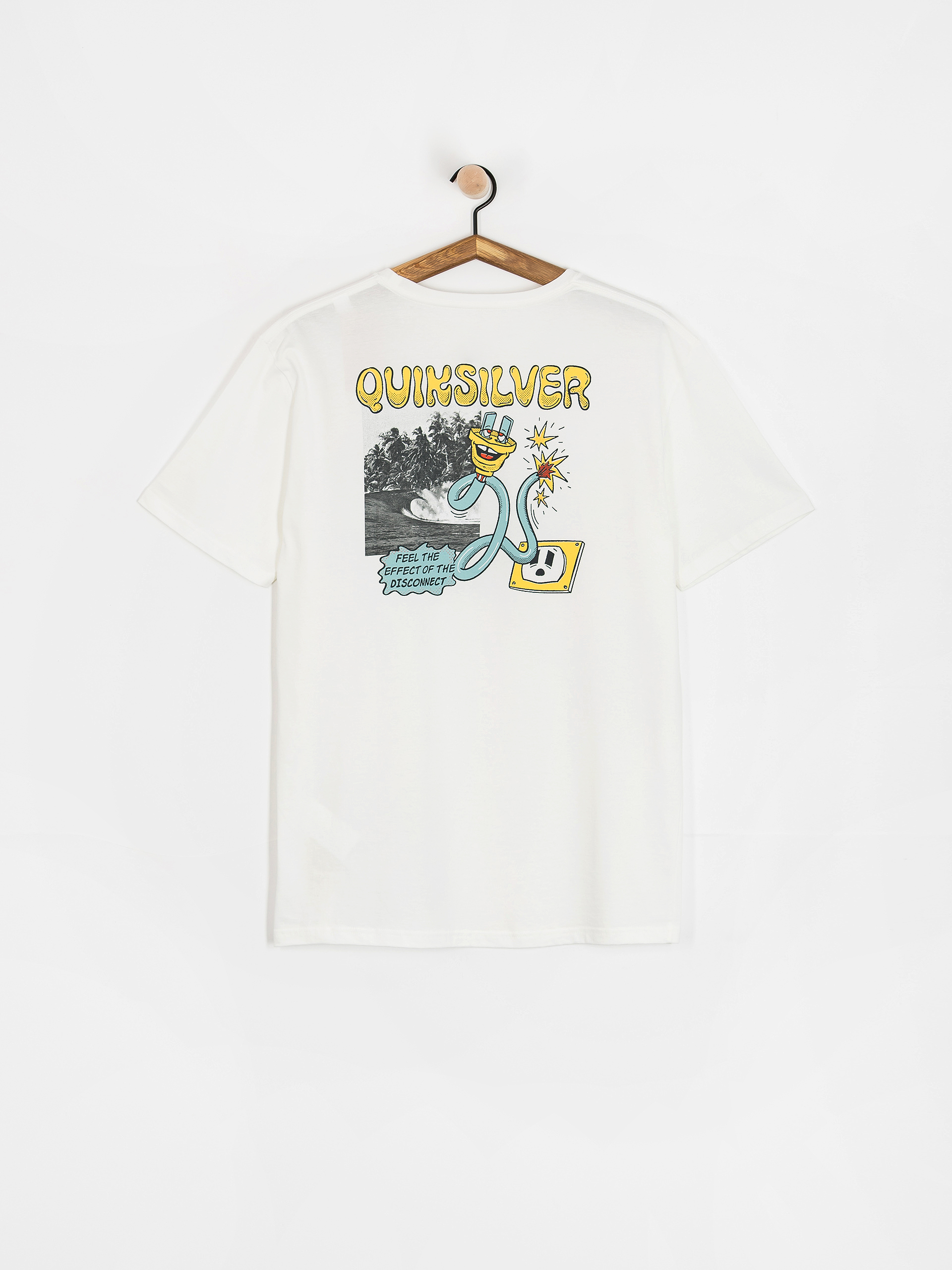 Quiksilver Disconnect Effects T-shirt (white)