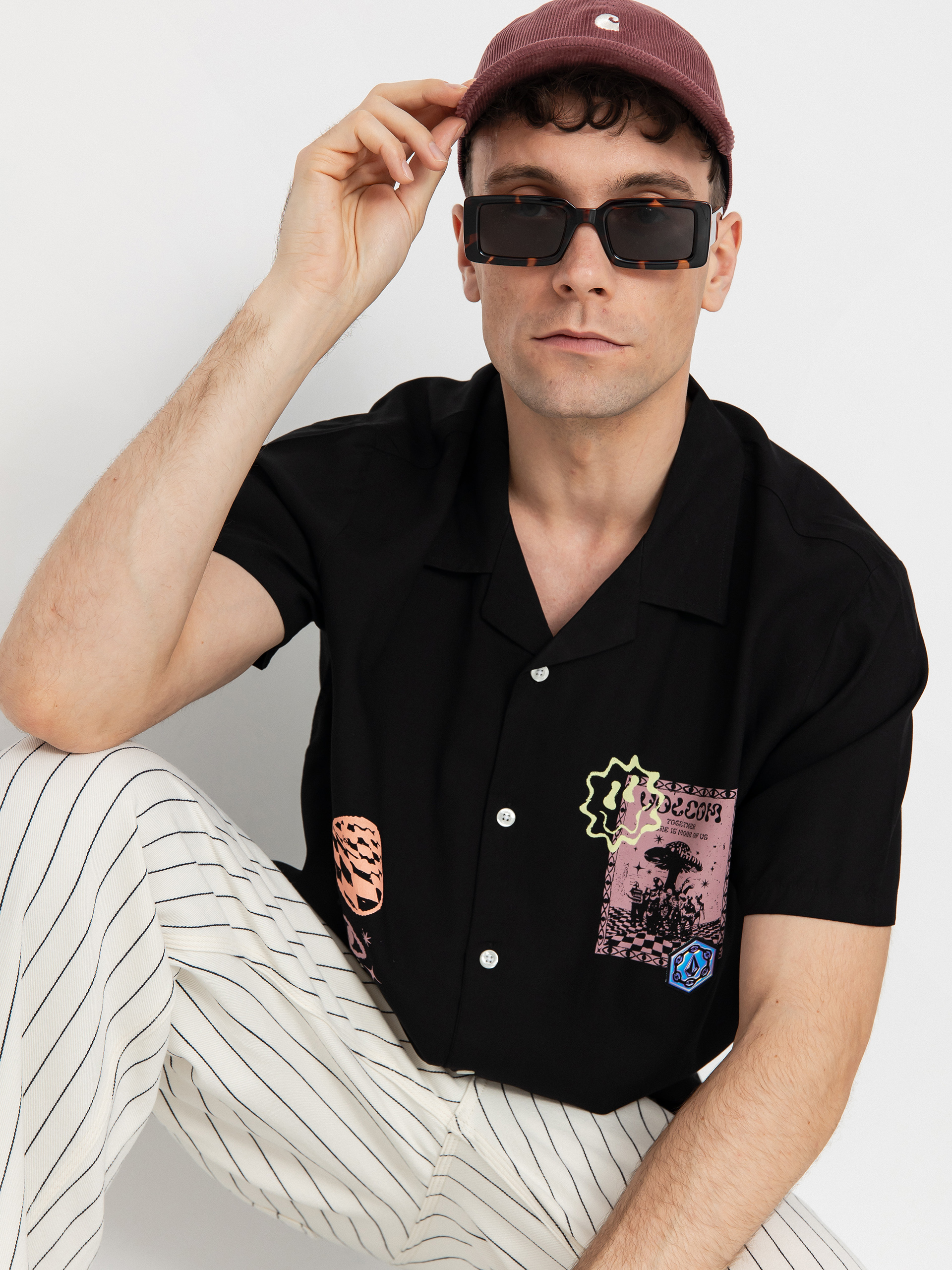 Volcom Fa F Rygalski Hemd (black)