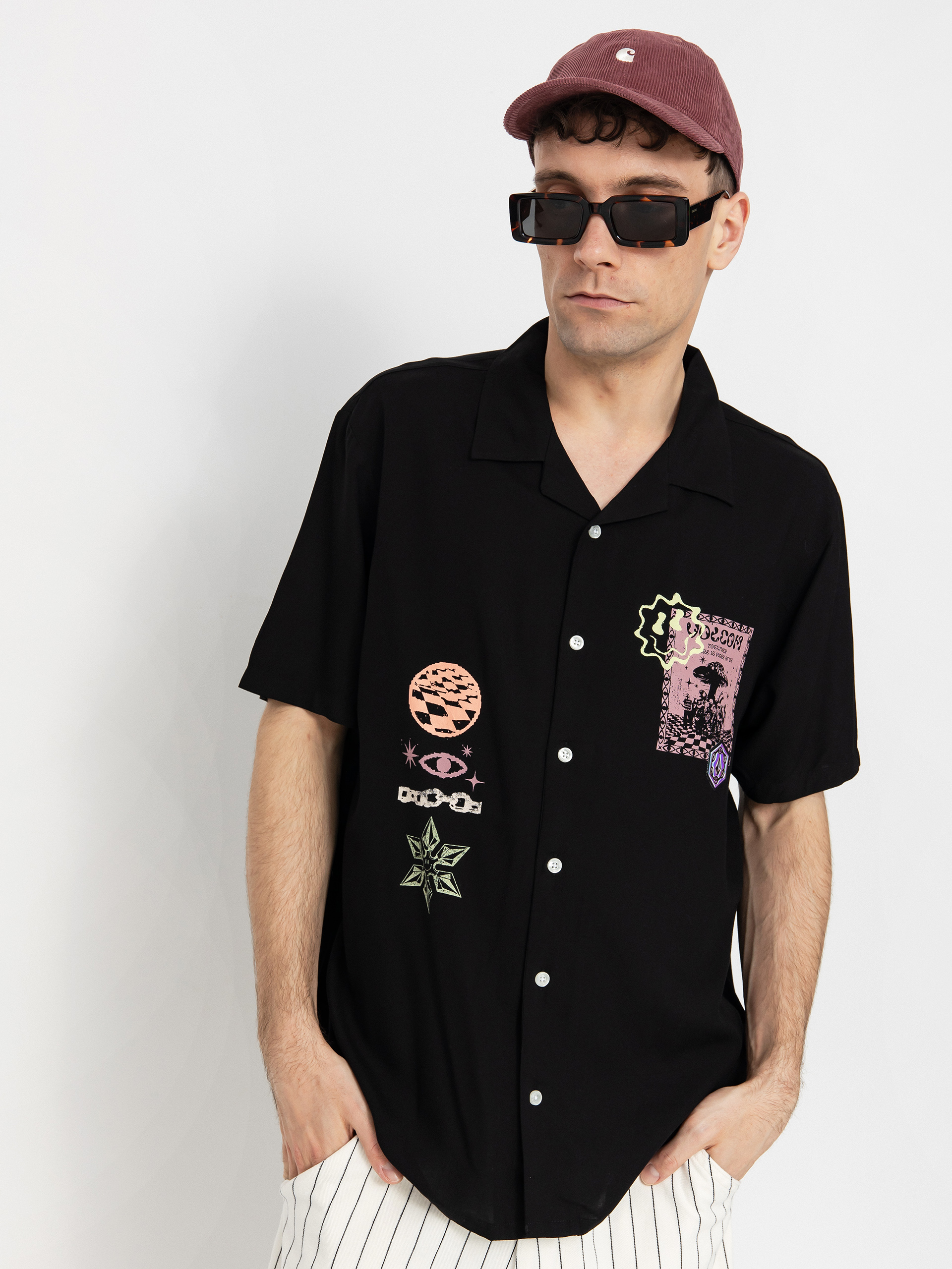 Volcom Fa F Rygalski Hemd (black)