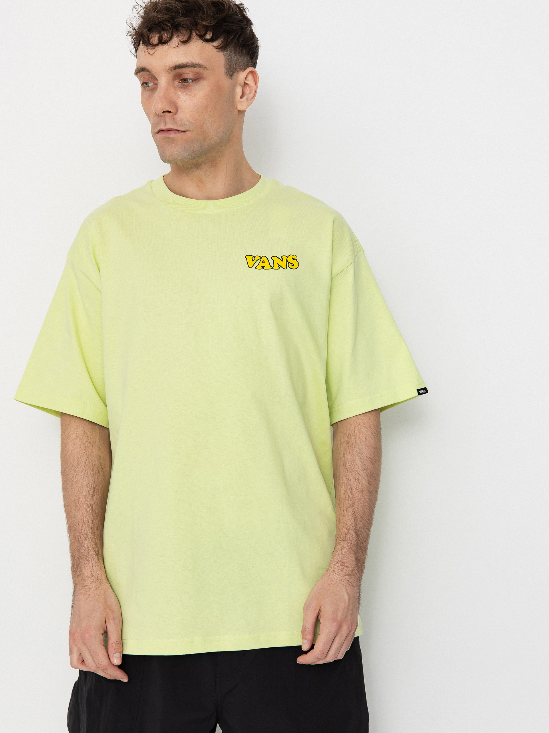 Vans Skull La Shaka Loose T-Shirt (shadow lime)