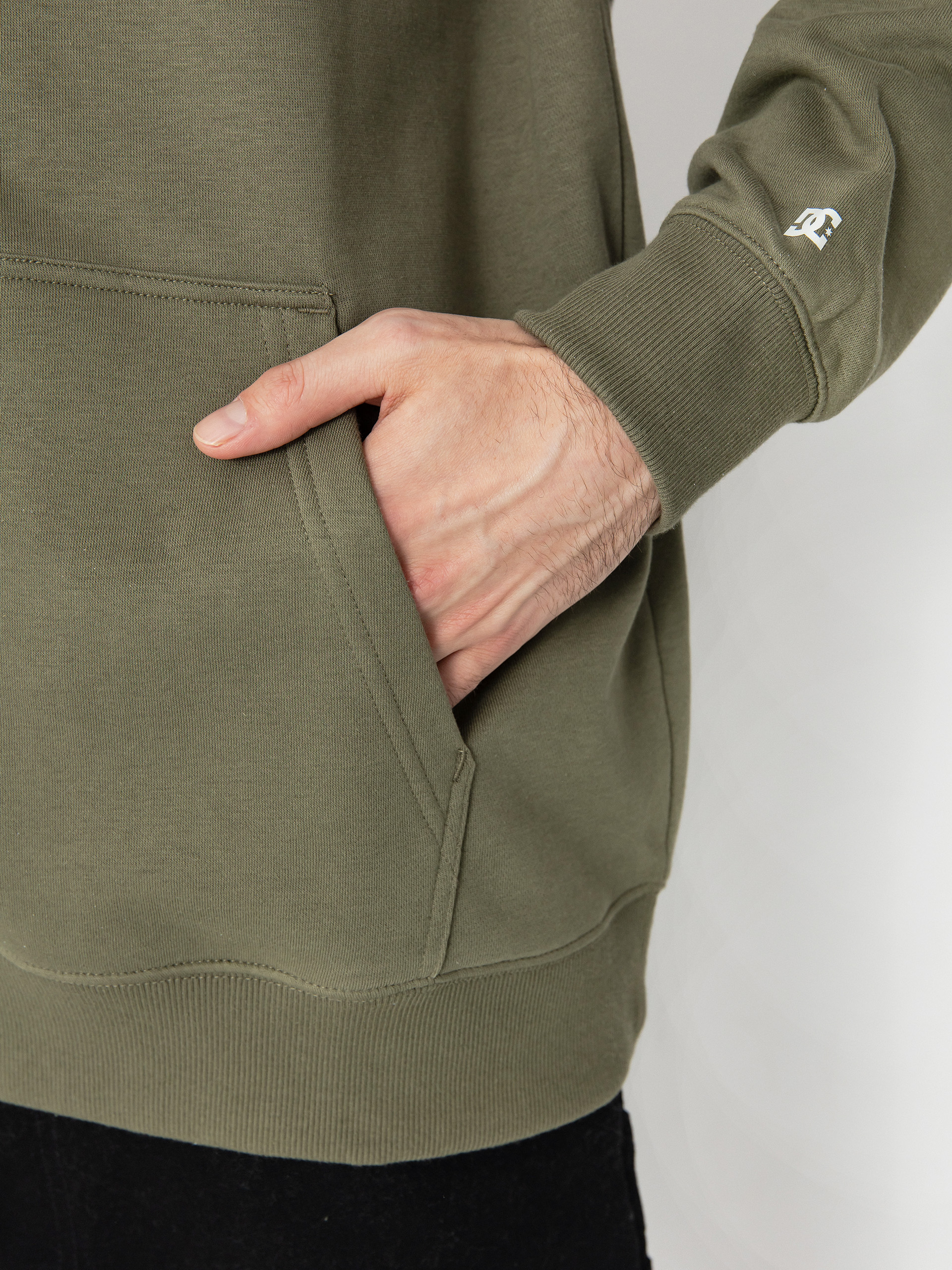 DC Baseline HD Hoodie (deep lichen green)