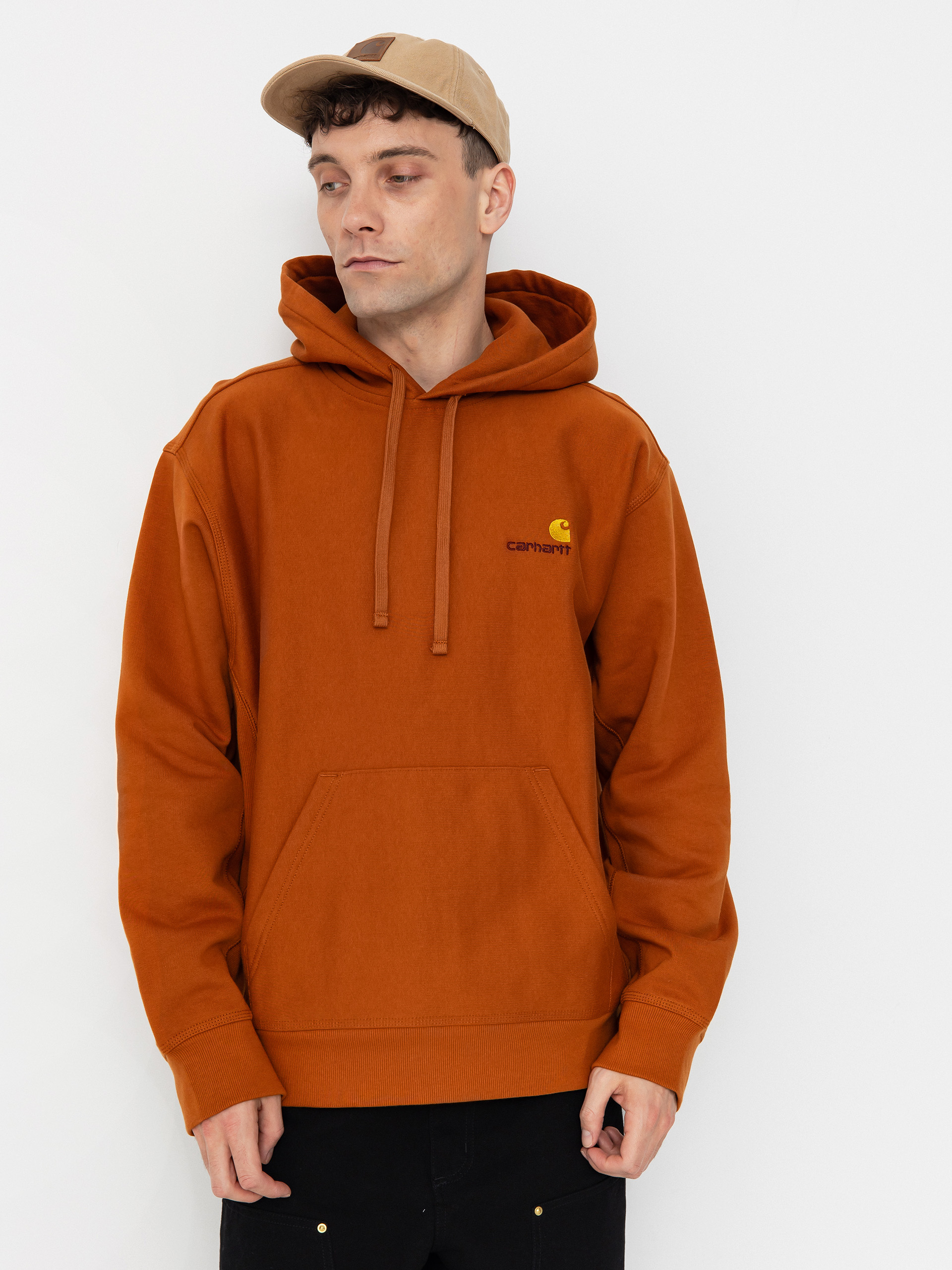 Carhartt WIP American Script HD Hoodie (sienna)