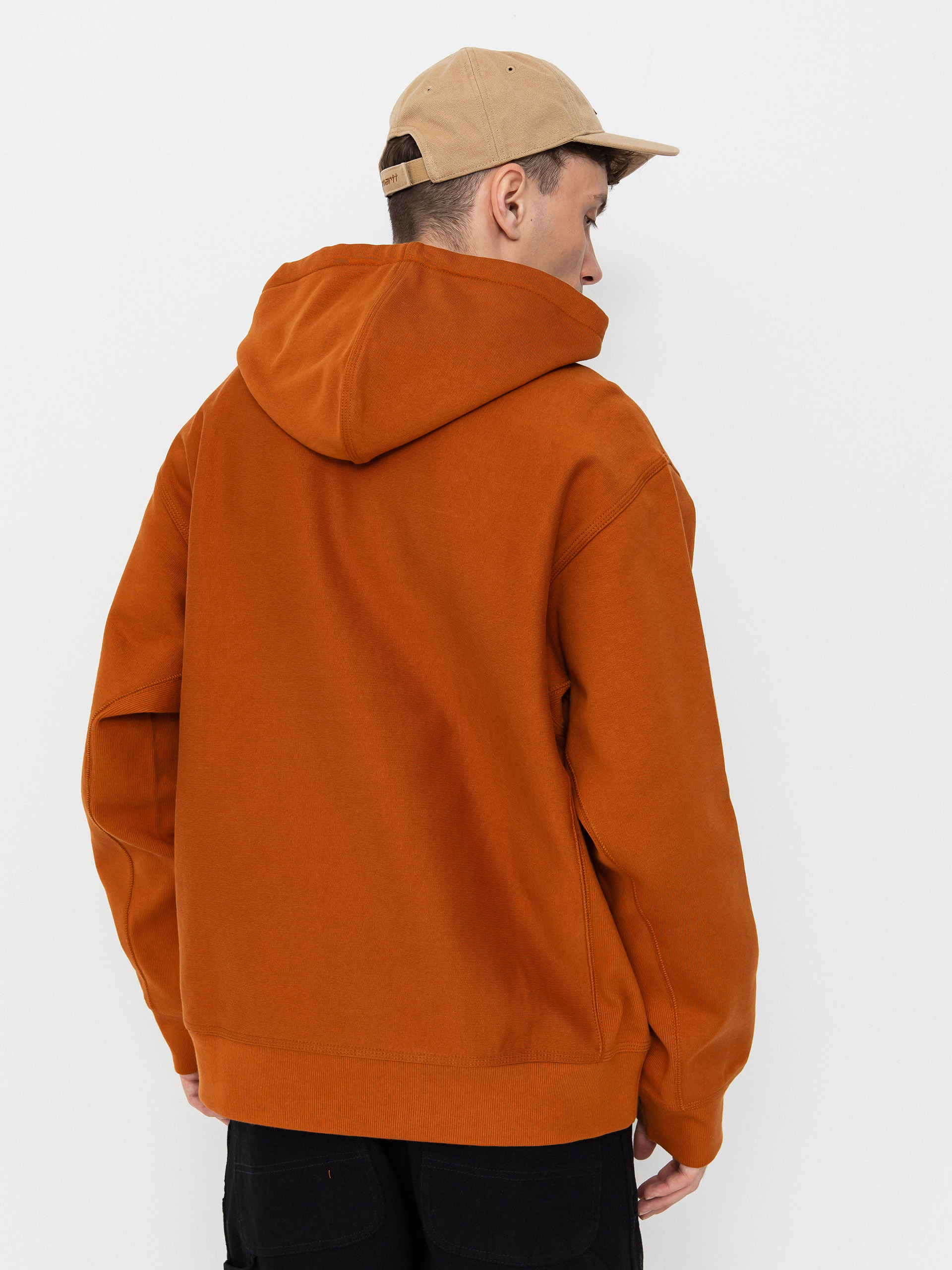 Carhartt WIP American Script HD Hoodie (sienna)
