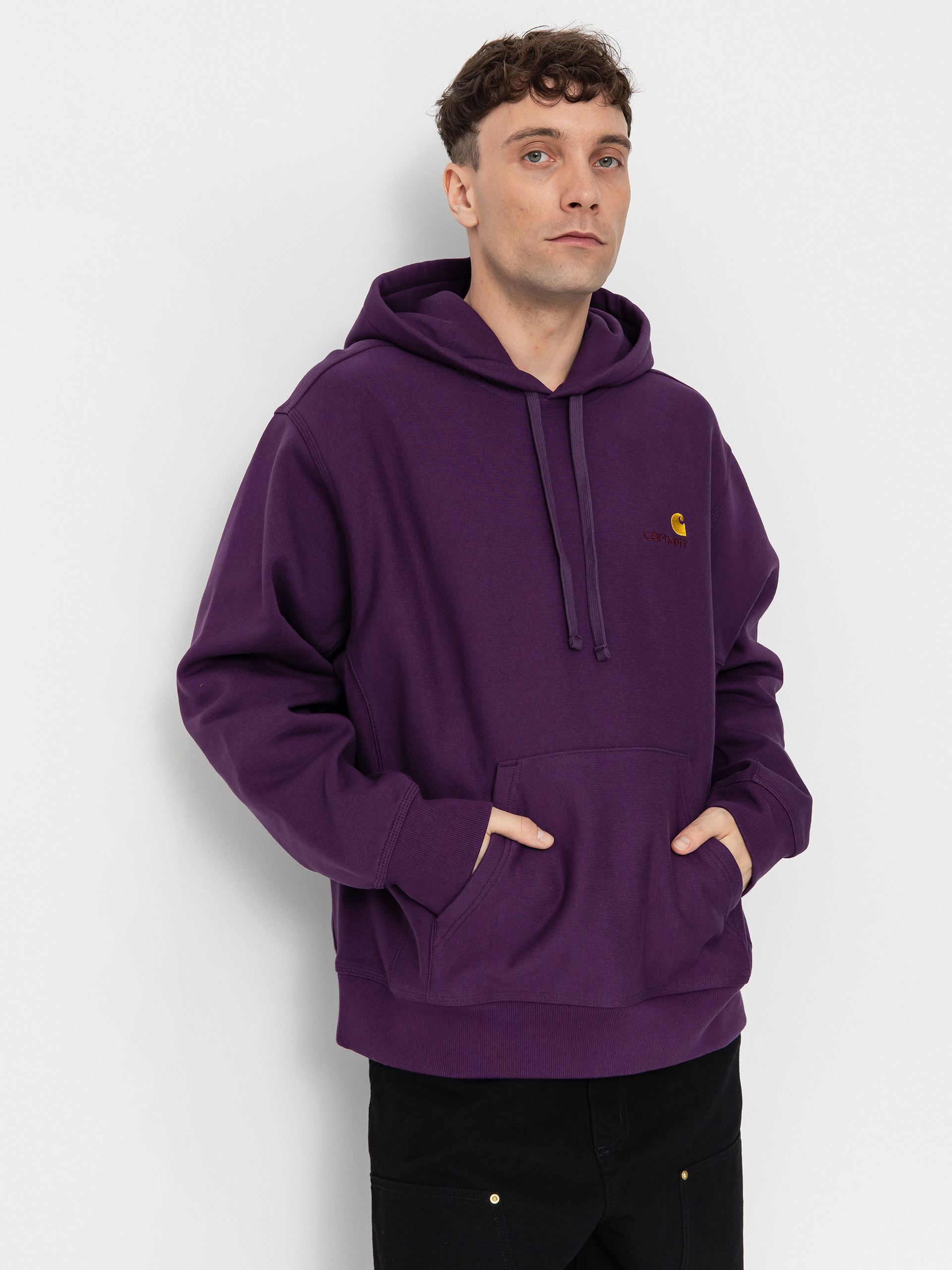 Carhartt WIP American Script HD Hoodie (huckleberry)