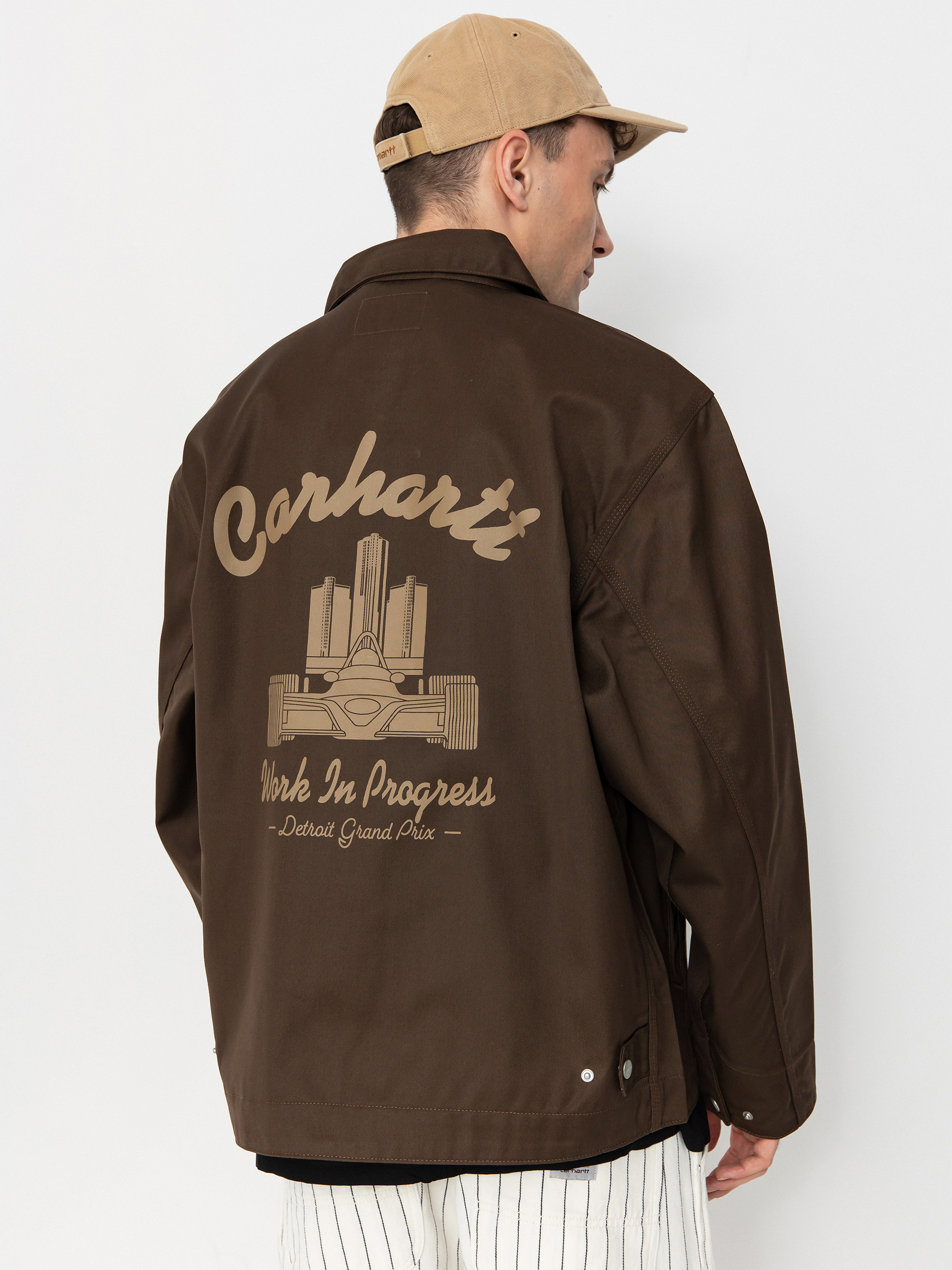 Carhartt WIP Jacket Racer Module - brown (liberica/peanut)