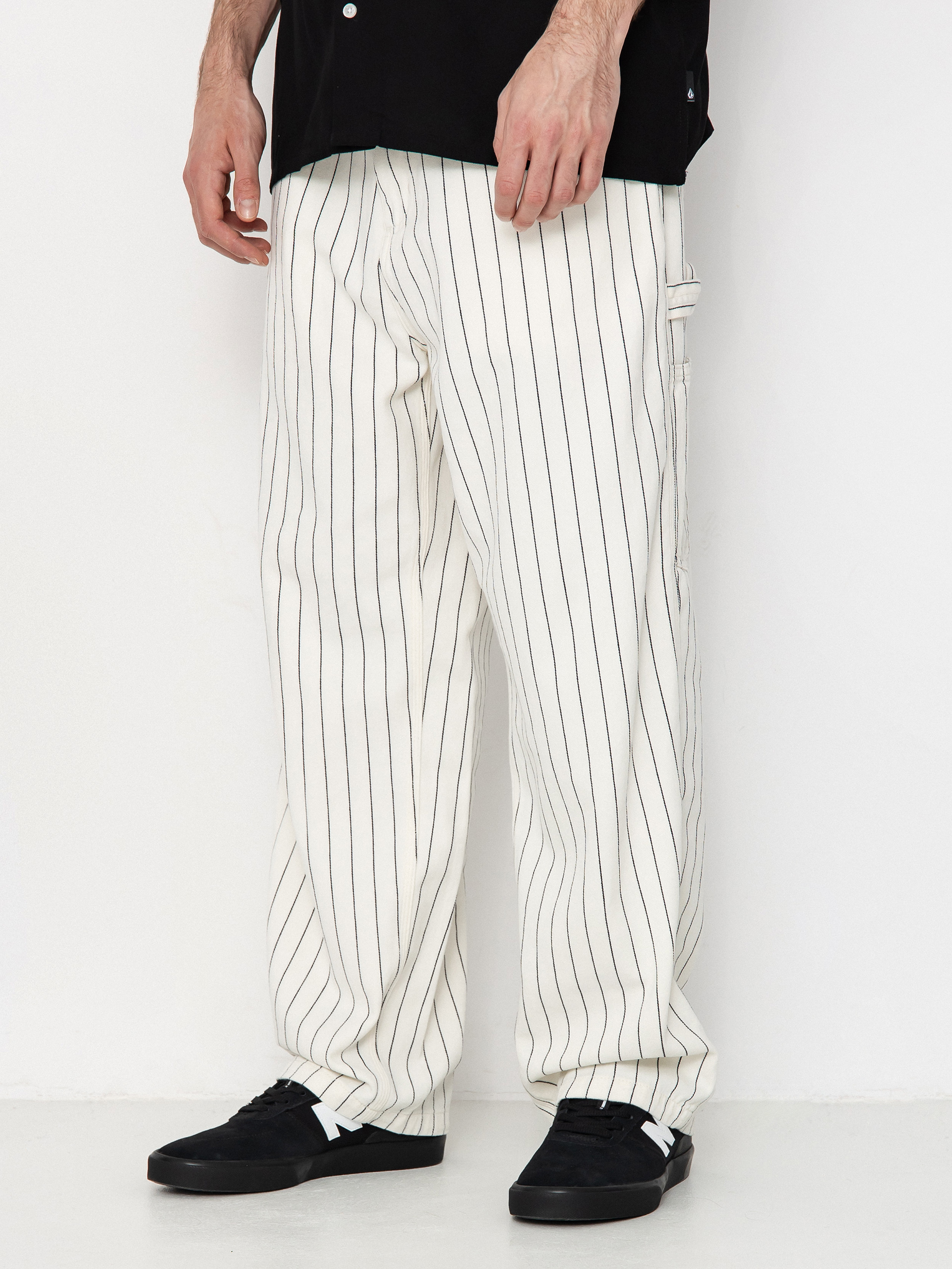Carhartt WIP OG Single Knee Pants - white (seaton stripe/wax/dark