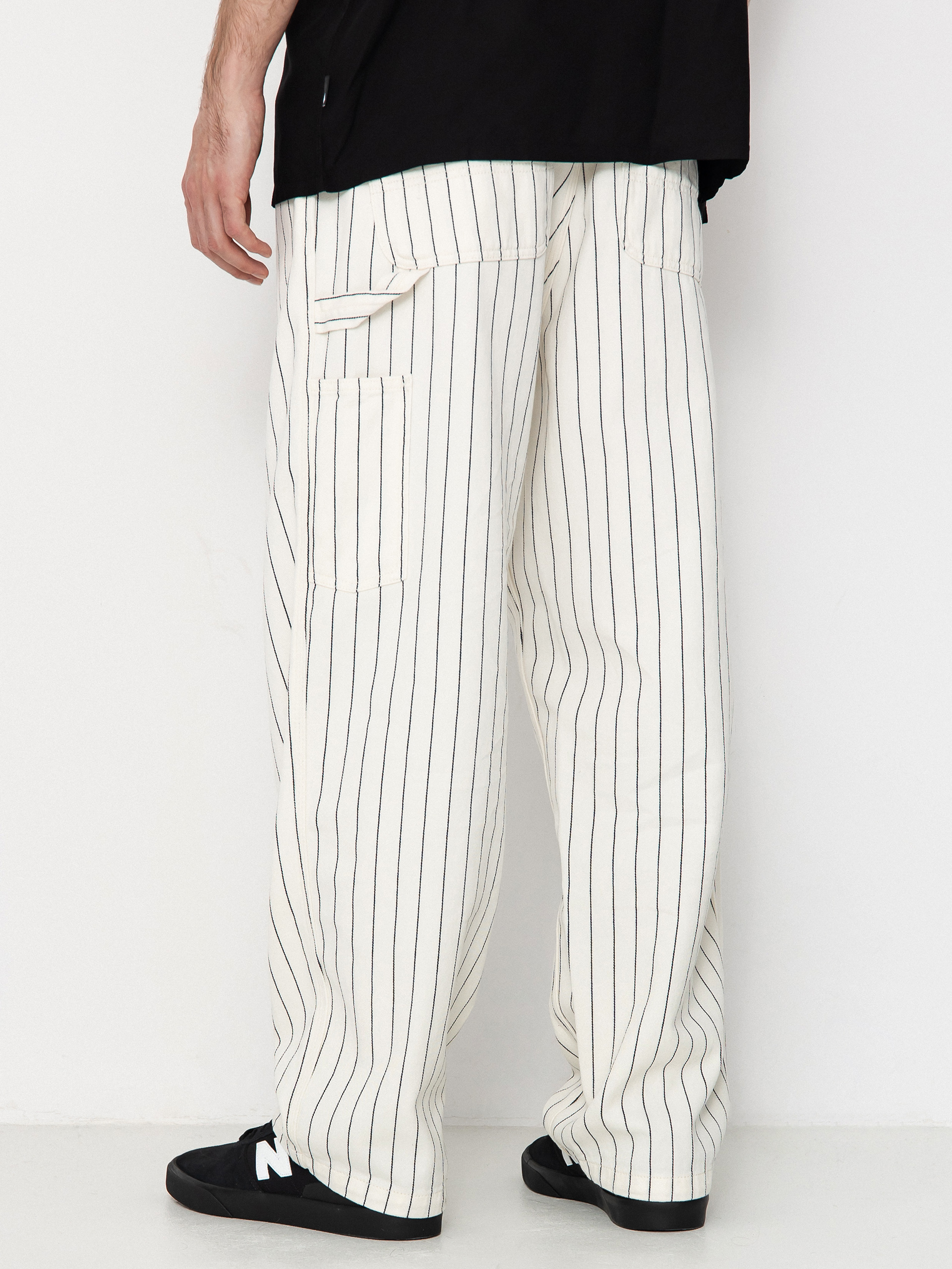 Carhartt WIP OG Single Knee Pants - white (seaton stripe/wax