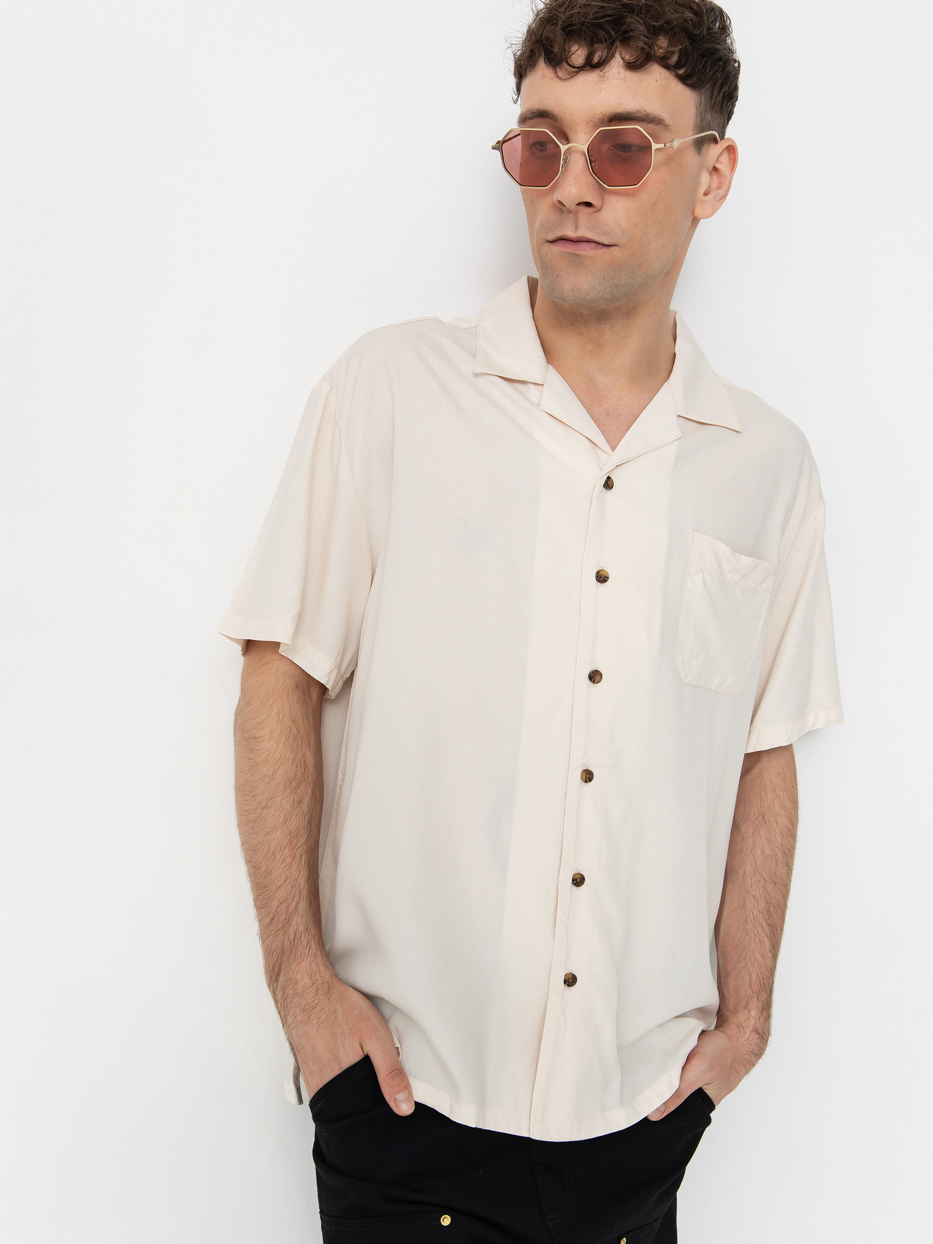 Brixton Bunker Shirt (whitecap)