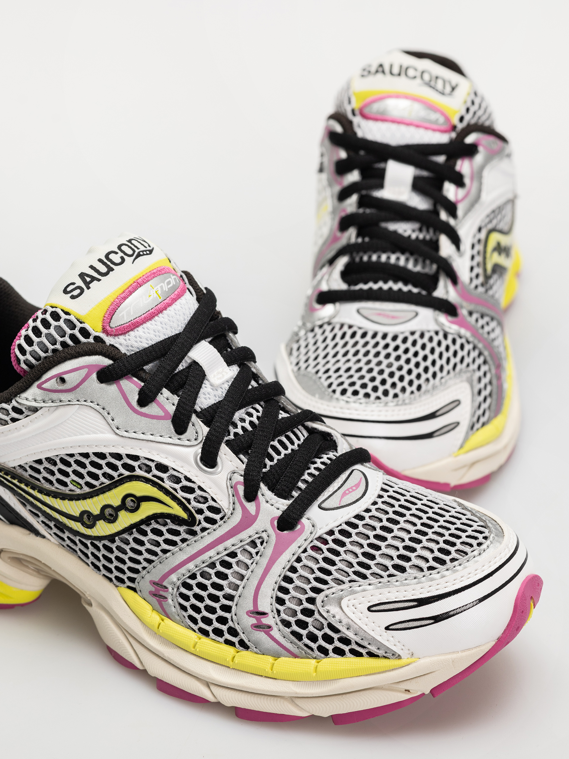 Saucony Shoes Progrid Triumph 4 (white/fluo)