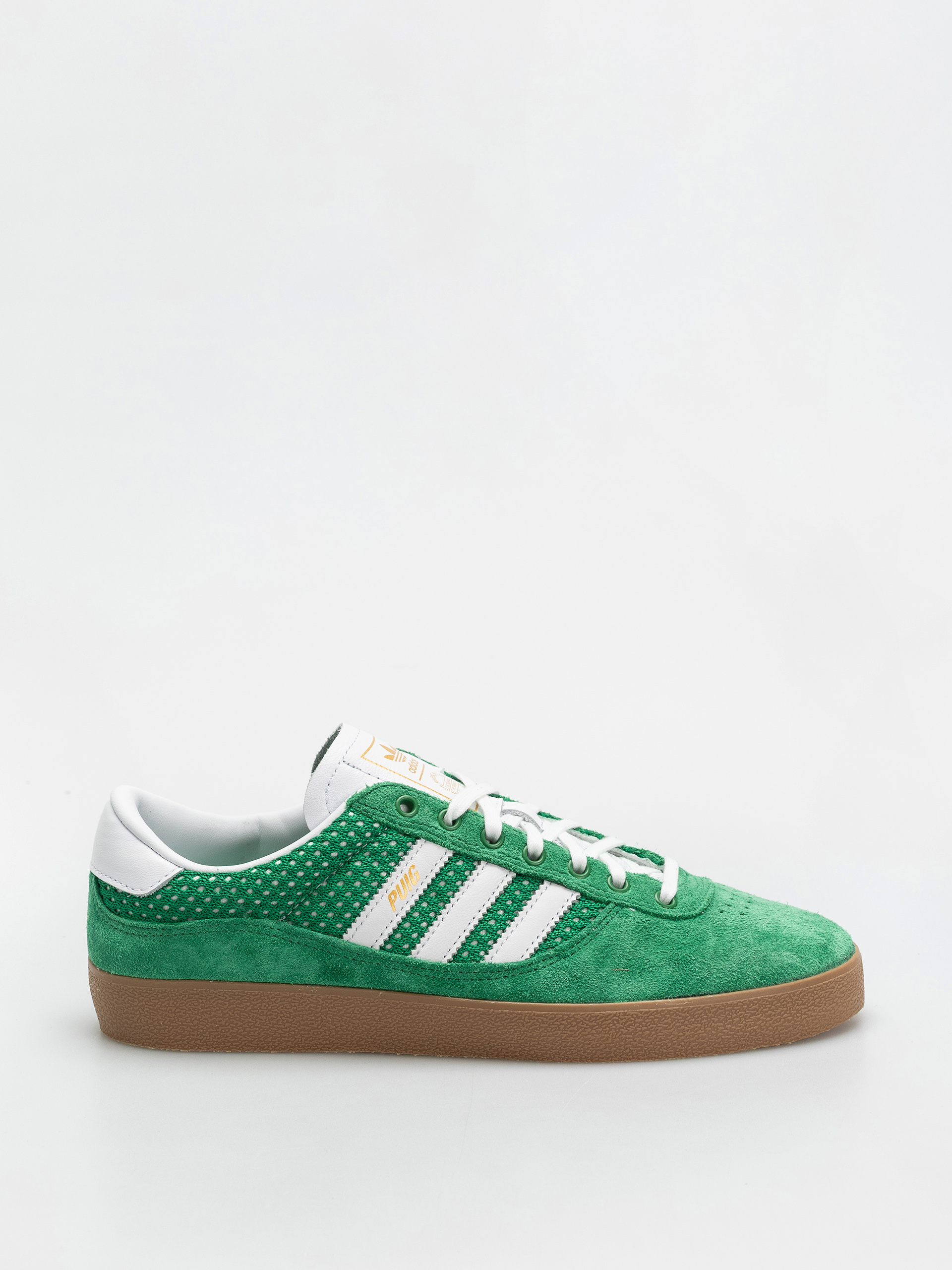 adidas gazelle silver green womens Gucci // X Adidas Green Velvet & Suede Gazelle Sneaker – VSP Consignment main image 1