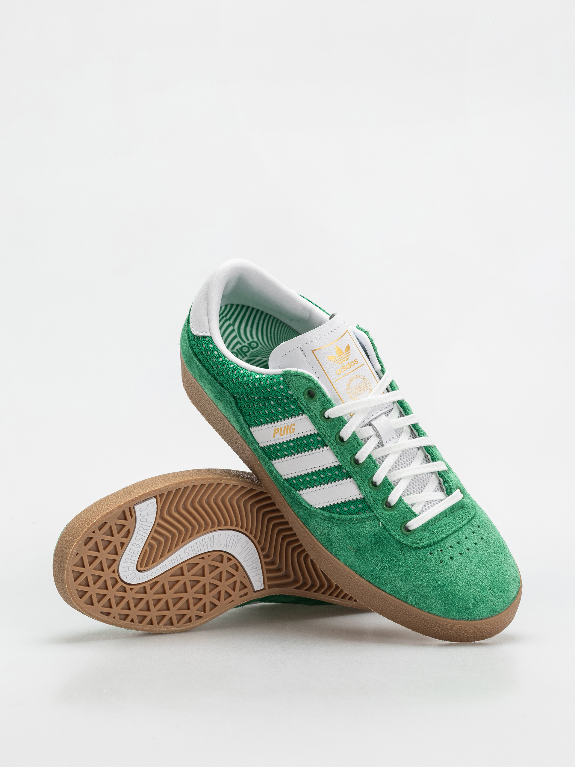 adidas Puig Indoor Schuhe (green/ftwwht/gum4)