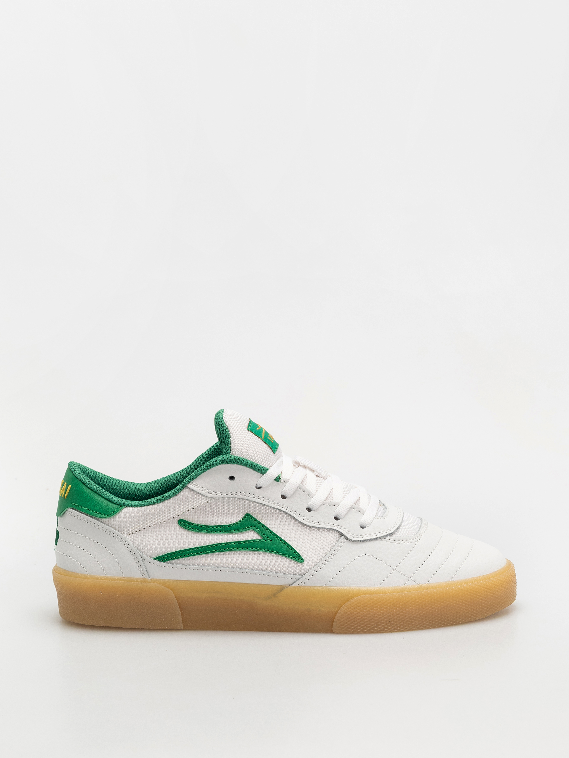 Lakai Cambridge Shoes (white/green/leather)
