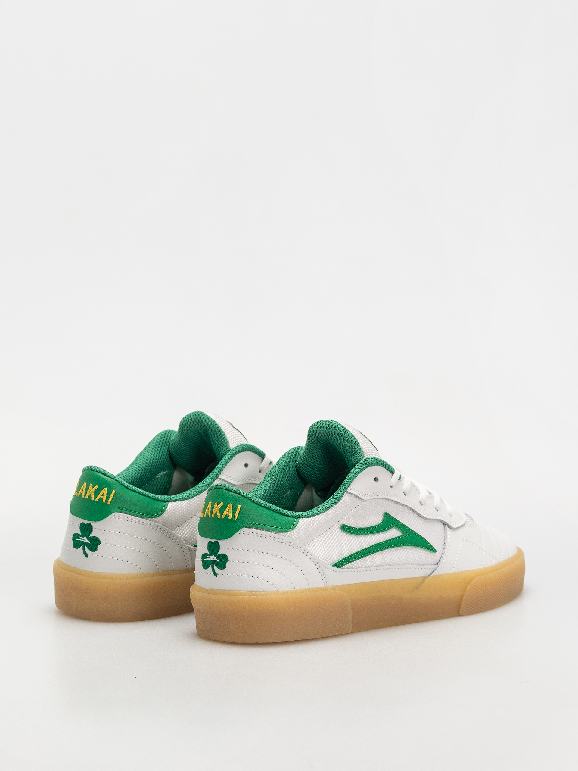 Lakai Cambridge Shoes (white/green/leather)
