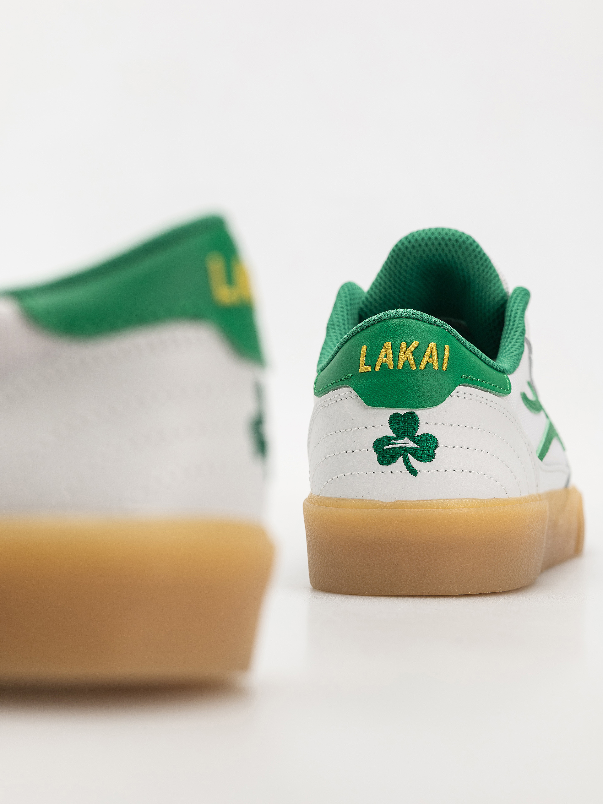 Lakai Cambridge Shoes (white/green/leather)