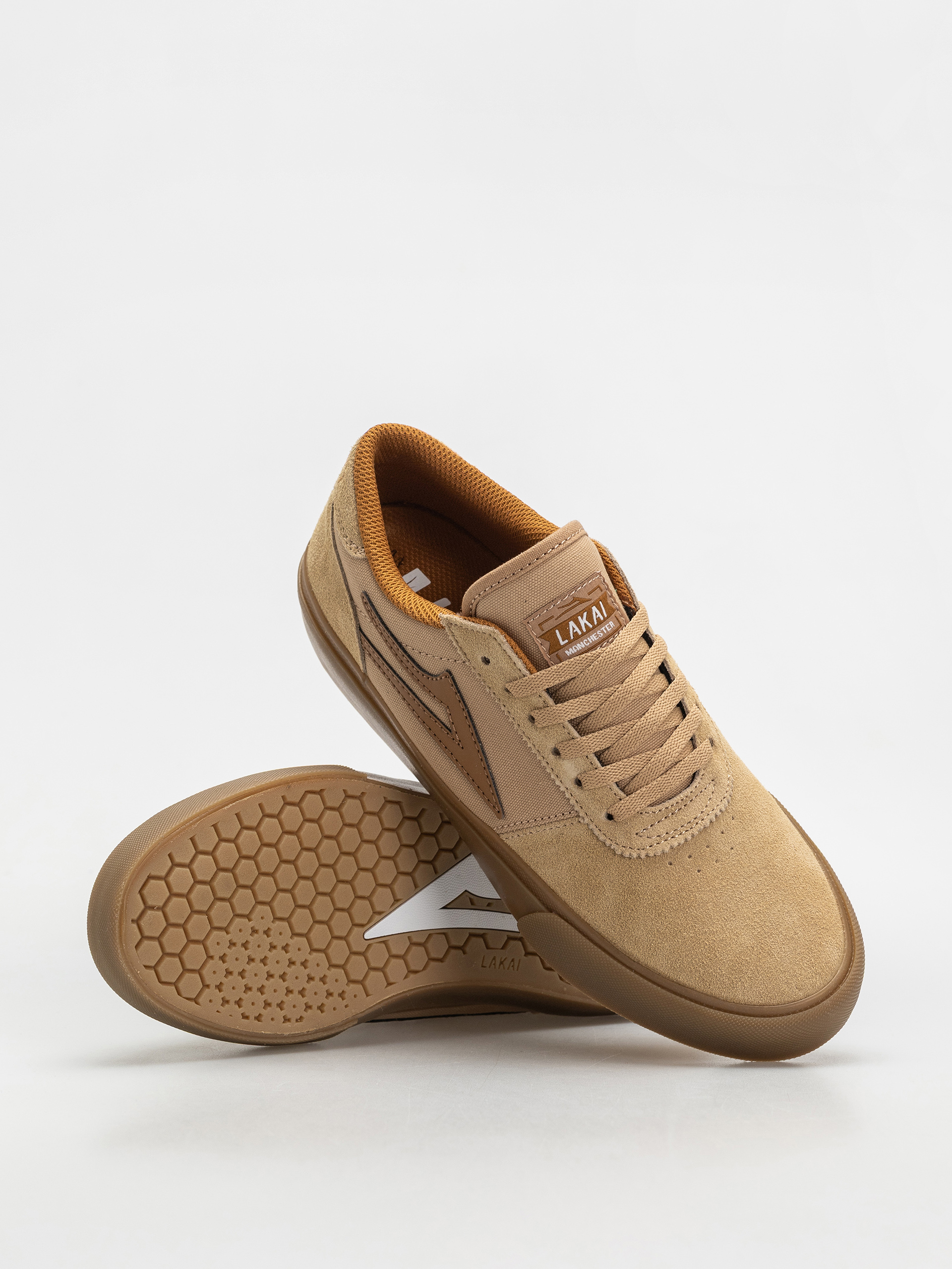 Lakai Manchester Shoes (tan/gum/suede)