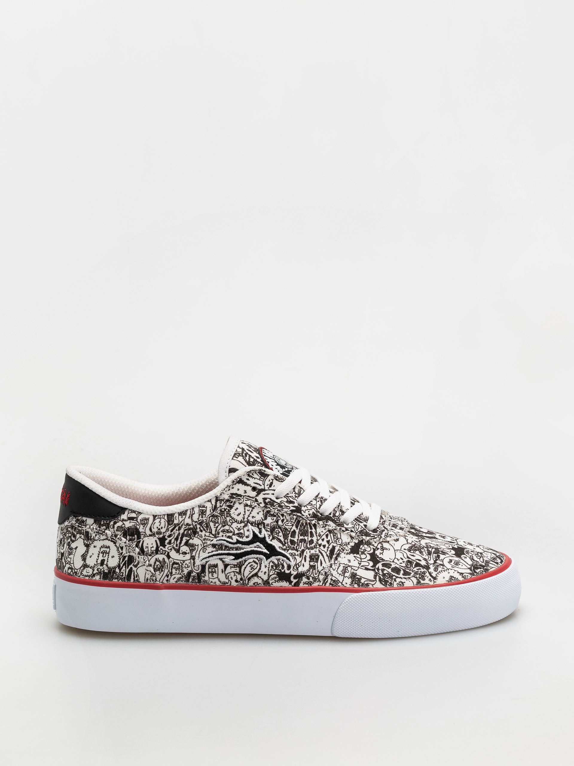 Lakai Manchester Shoes (white/canvas/print)