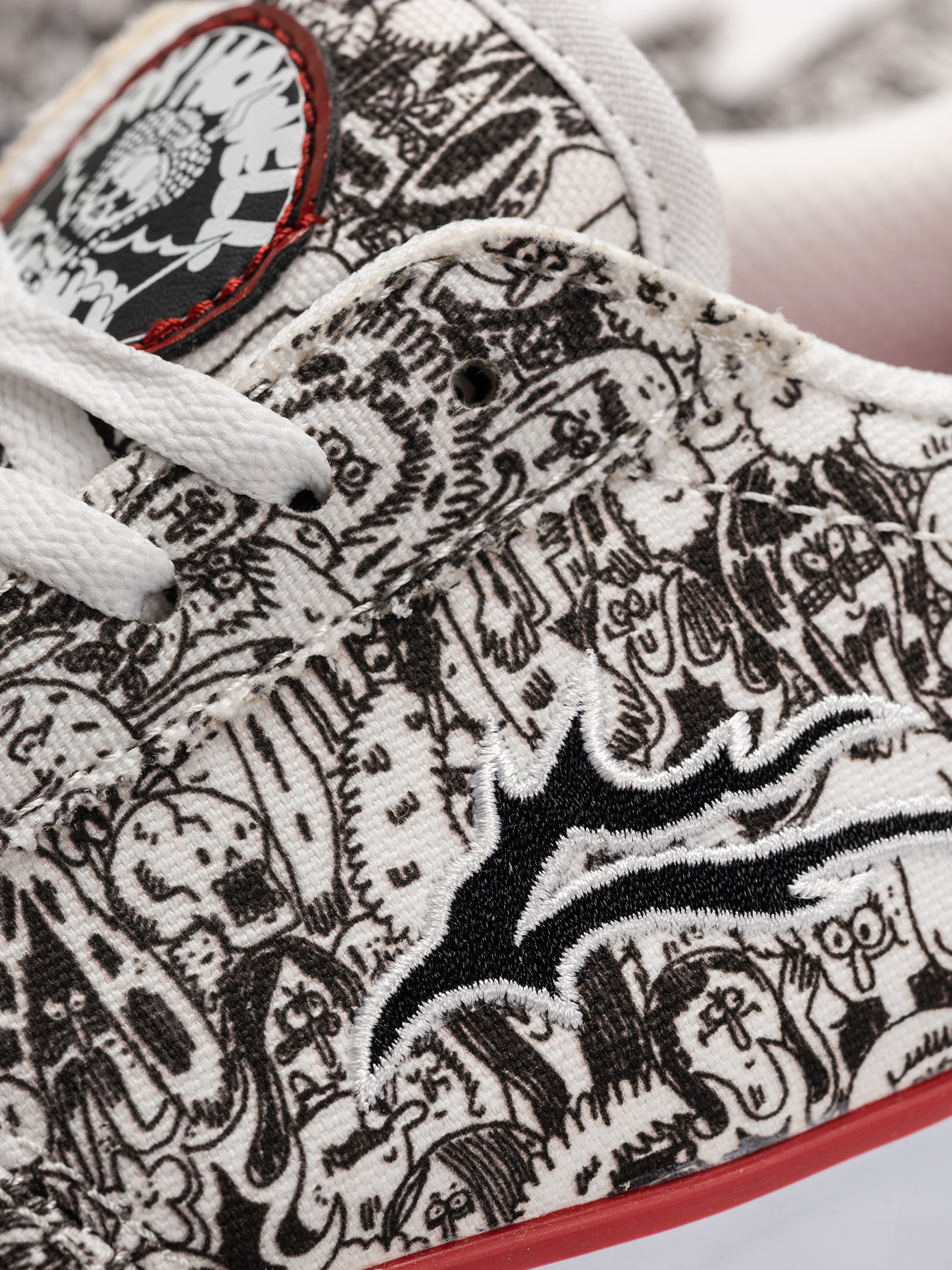 Lakai Manchester Shoes (white/canvas/print)