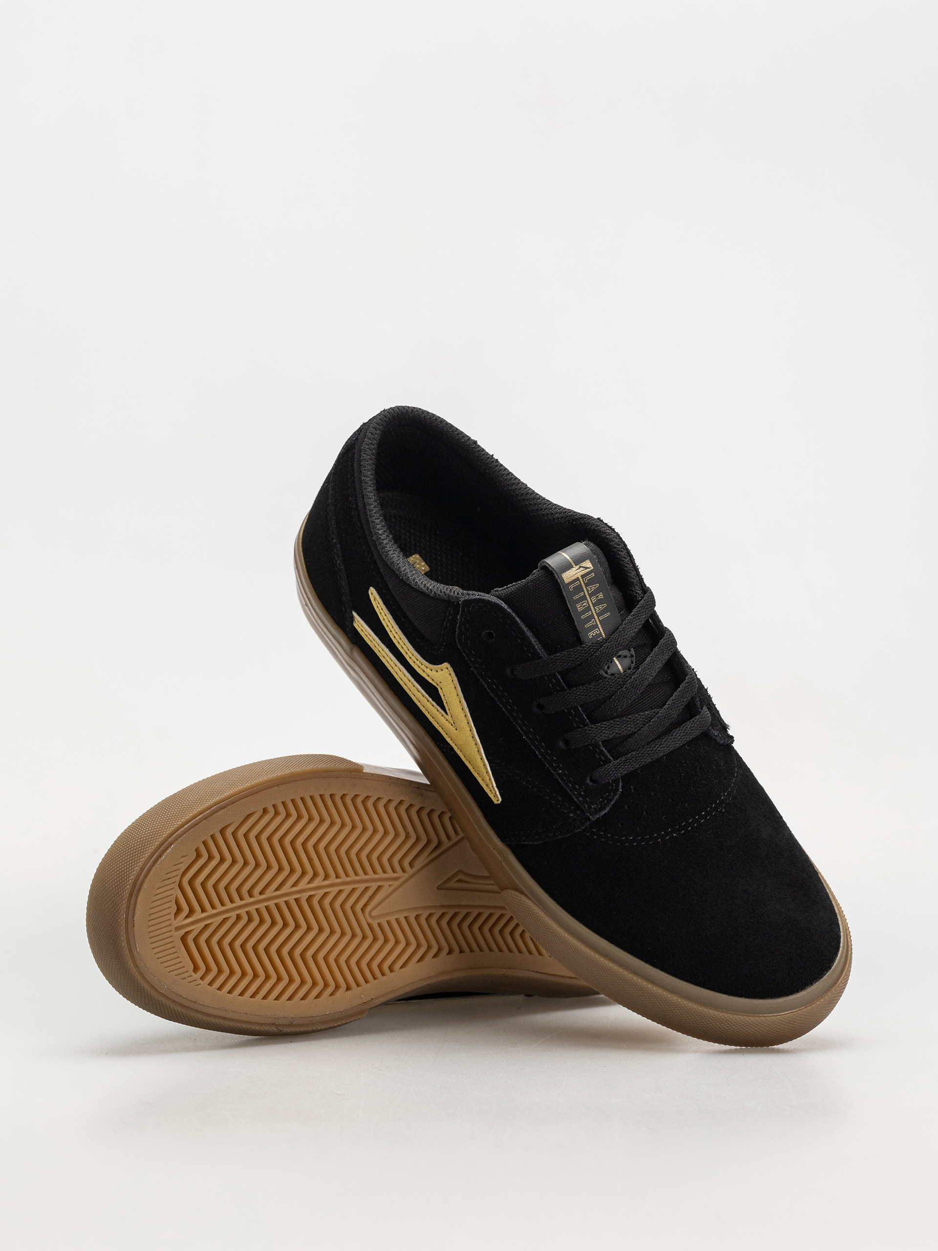 Lakai Griffin Schuhe (black/gold/suede)