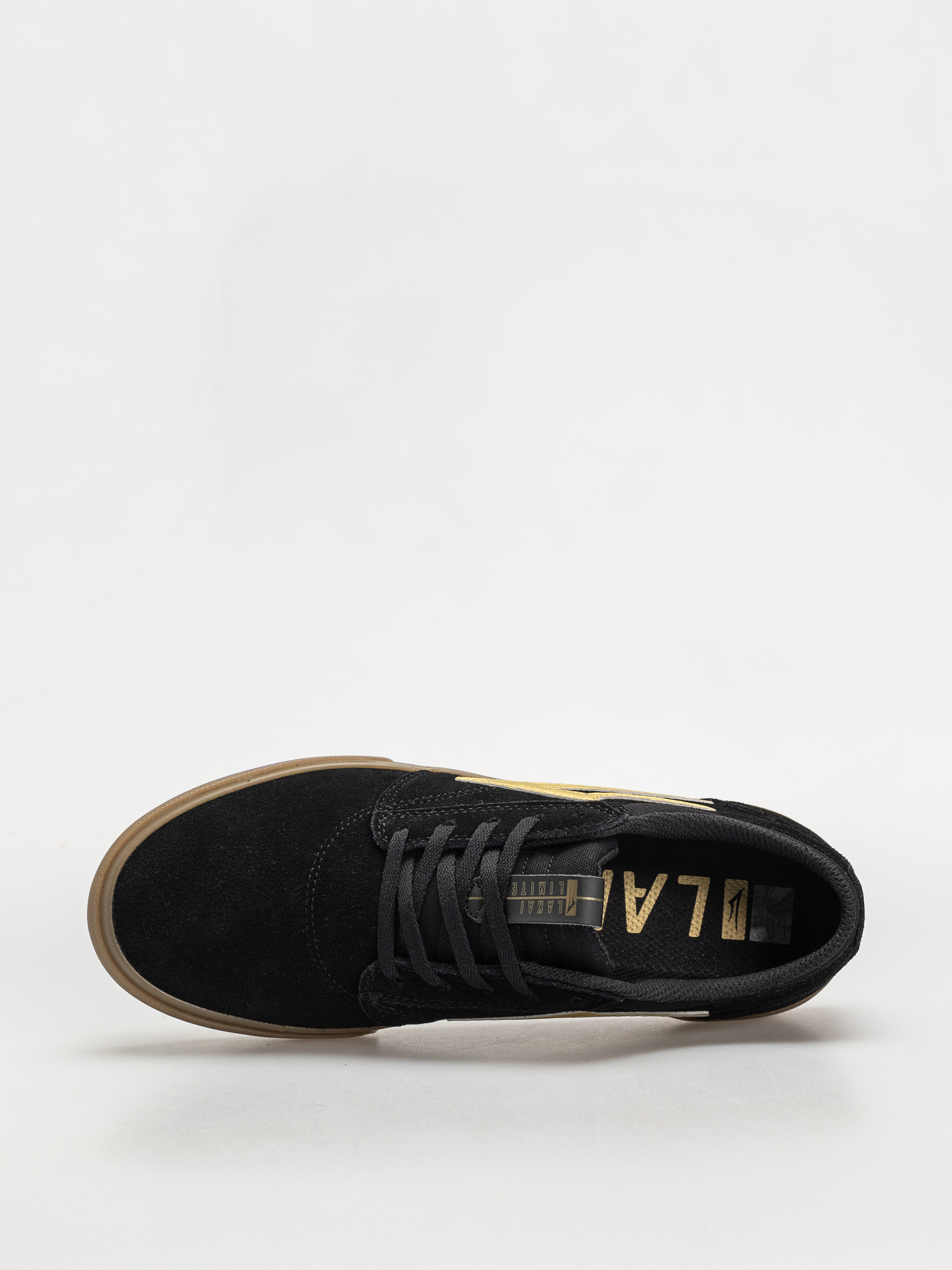 Lakai Griffin Shoes (black/gold/suede)