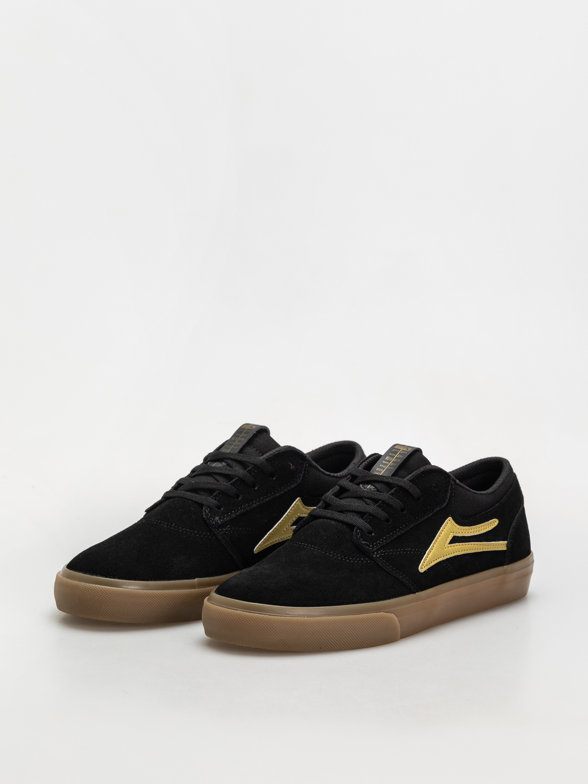 Lakai Griffin Shoes (black/gold/suede)