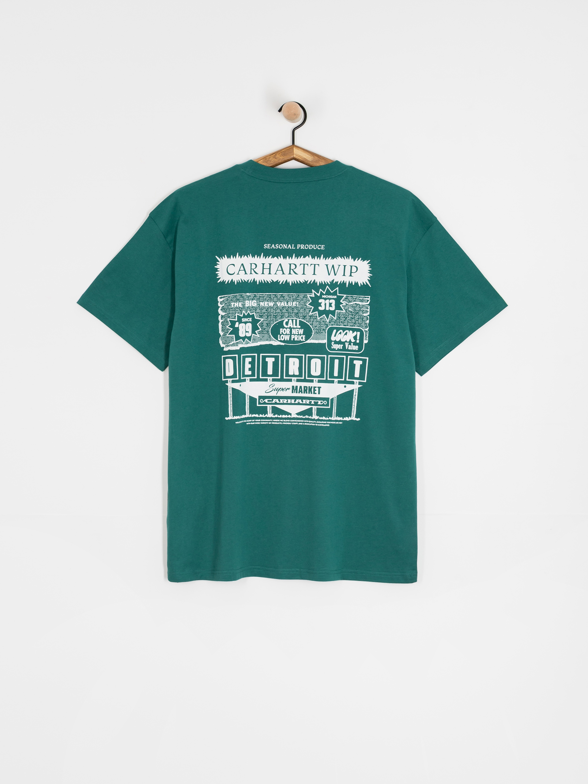 Carhartt WIP Catalogue T-Shirt (rainforest/white)