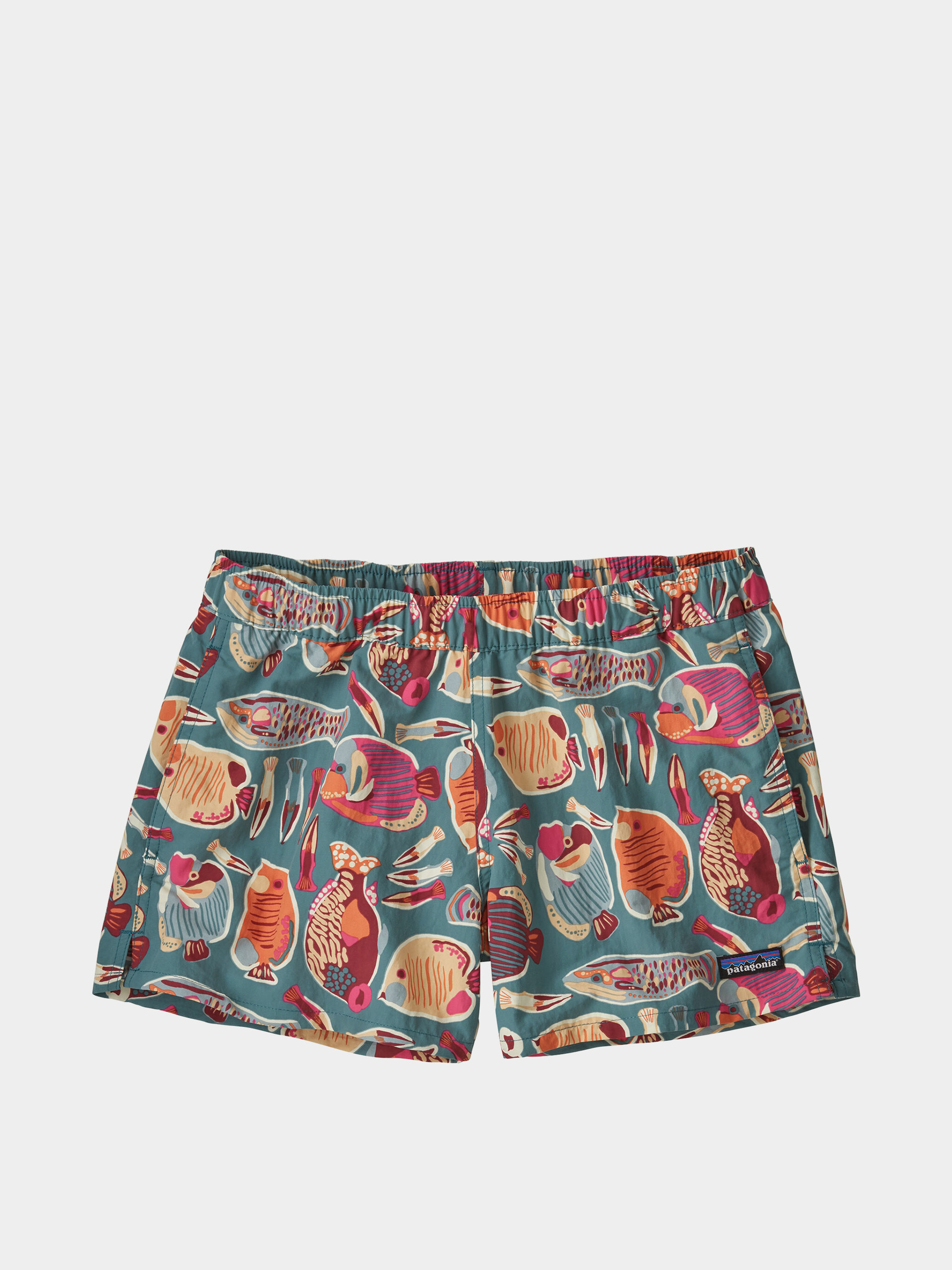 Patagonia Shorts Barely Baggies 2 1/2 in Wmn (wrasse/wetland blue)