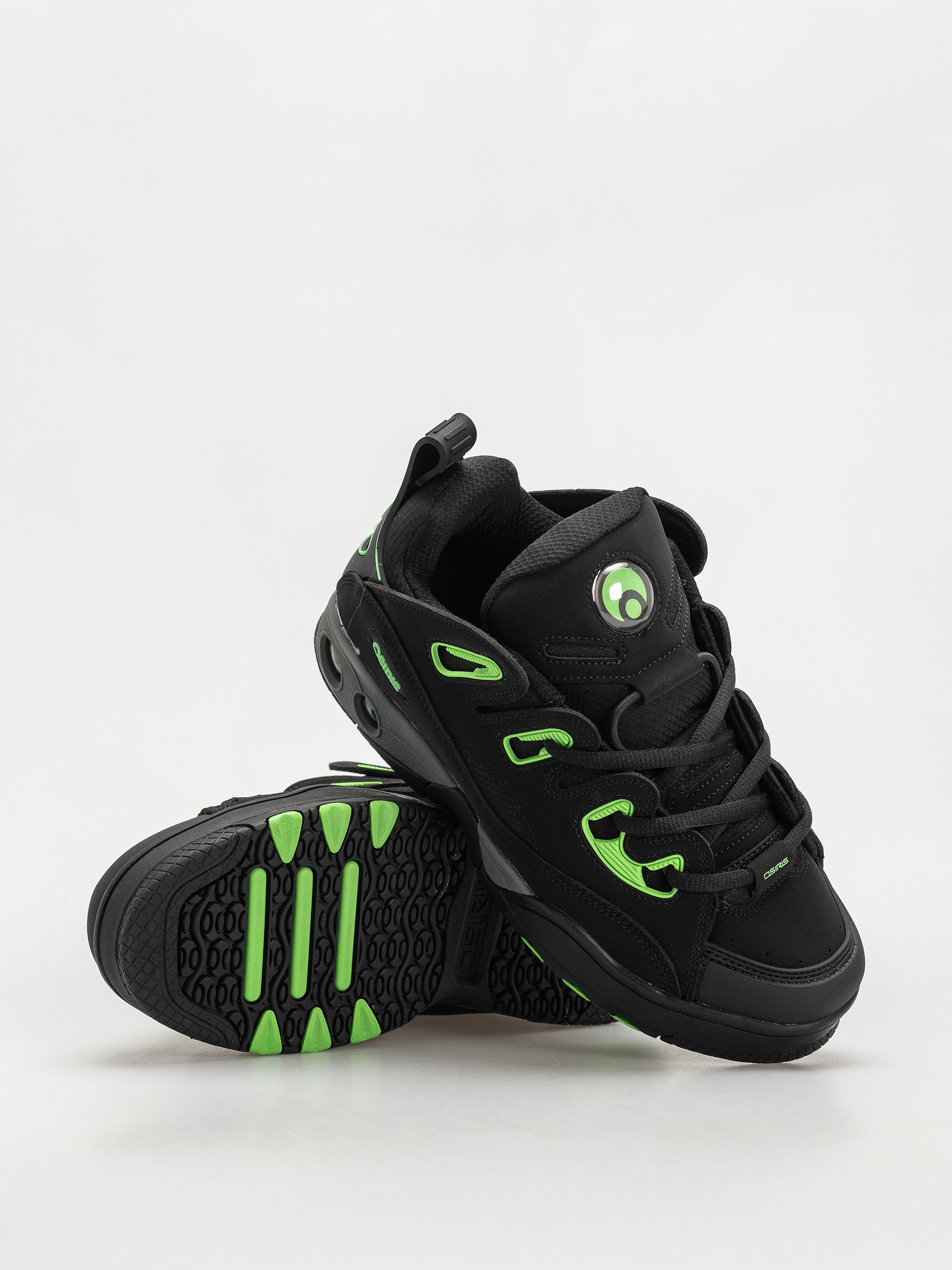 Osiris D3 E Schuhe (black/charcoal/green)