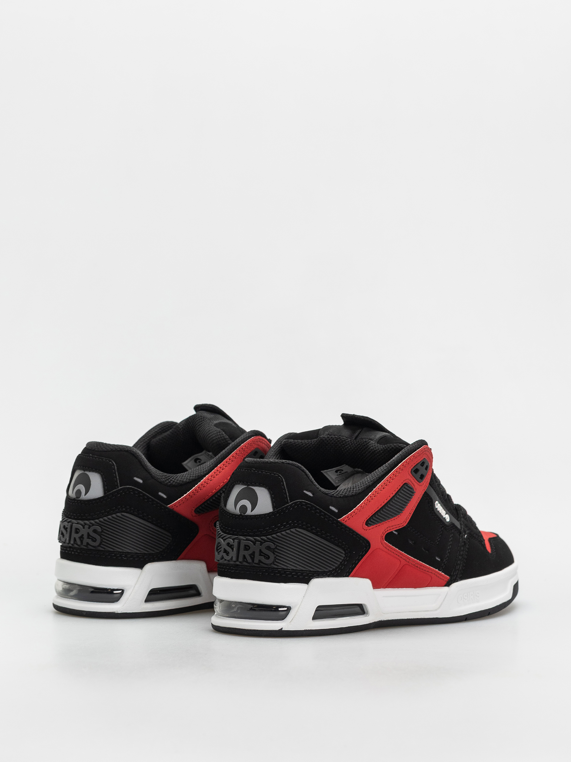 Dc Etnies Osiris Vans Osiris Shoes Peril Black (black/white/red)