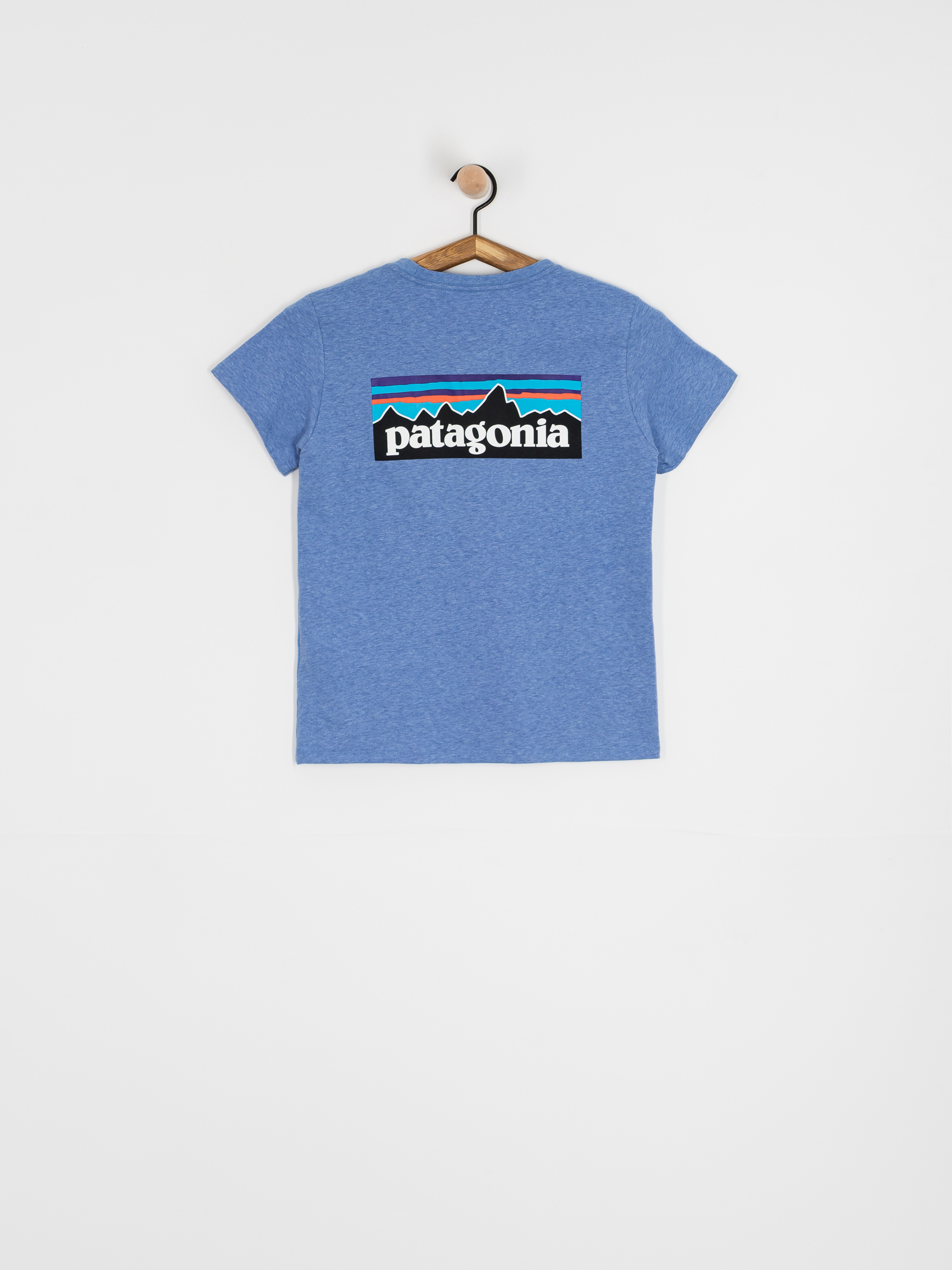 Patagonia T-Shirt P 6 Logo Responsibili Wmn (abundant blue)