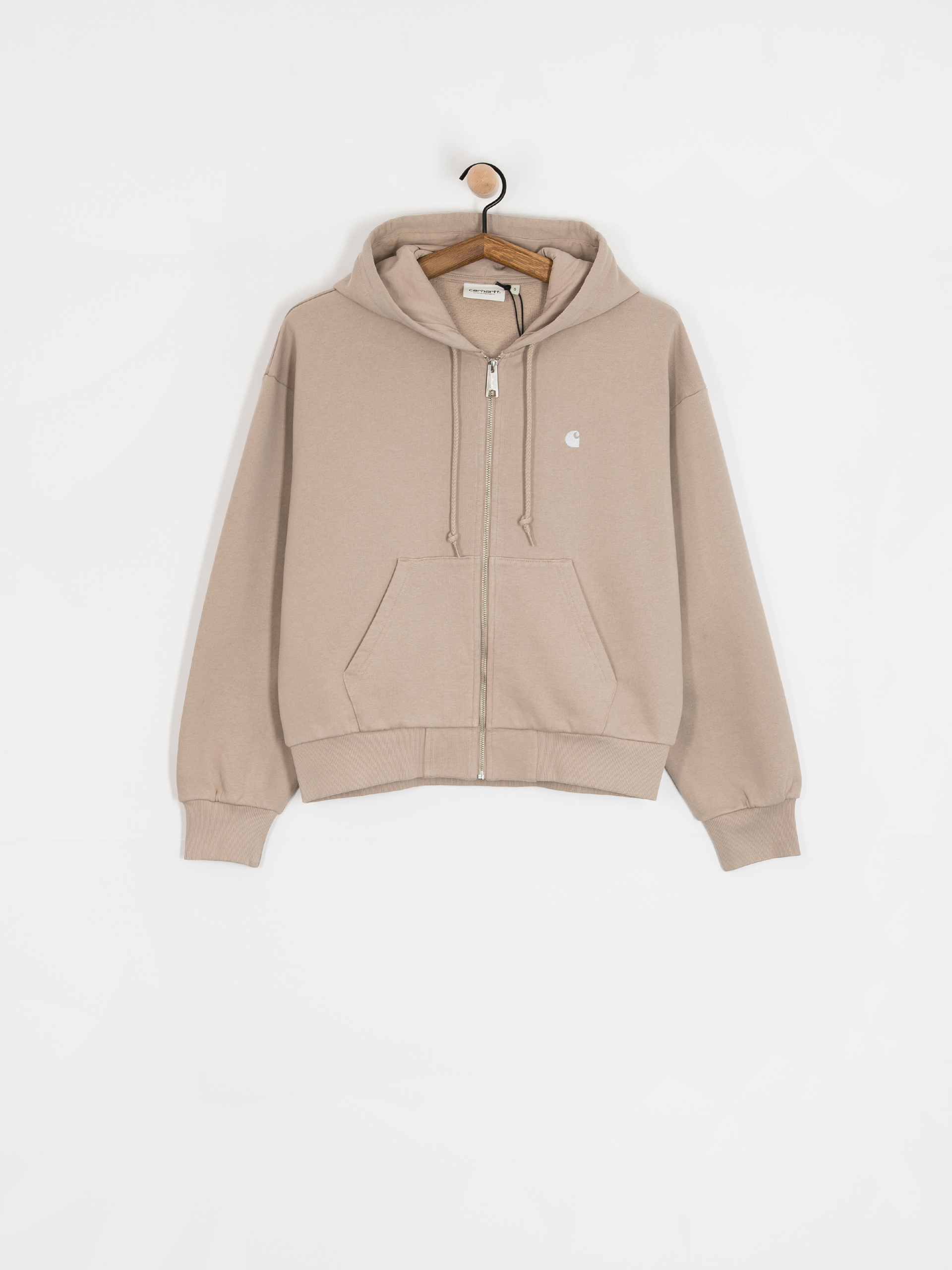 Carhartt WIP Hoodie Casey ZHD Wmn (dusky beige/silver)