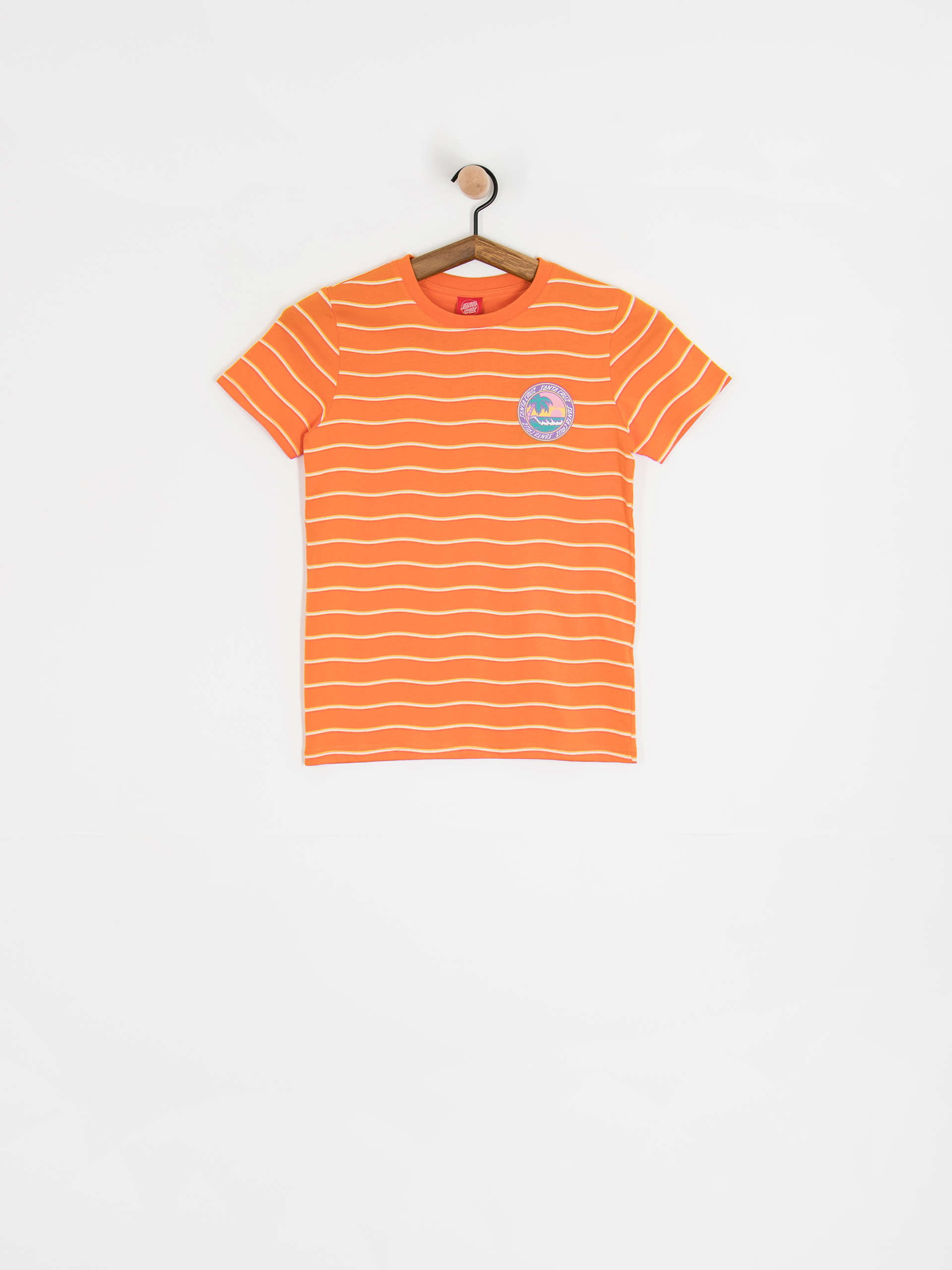 Santa Cruz Paradise Break JR T-shirt (apricot wave stripe)